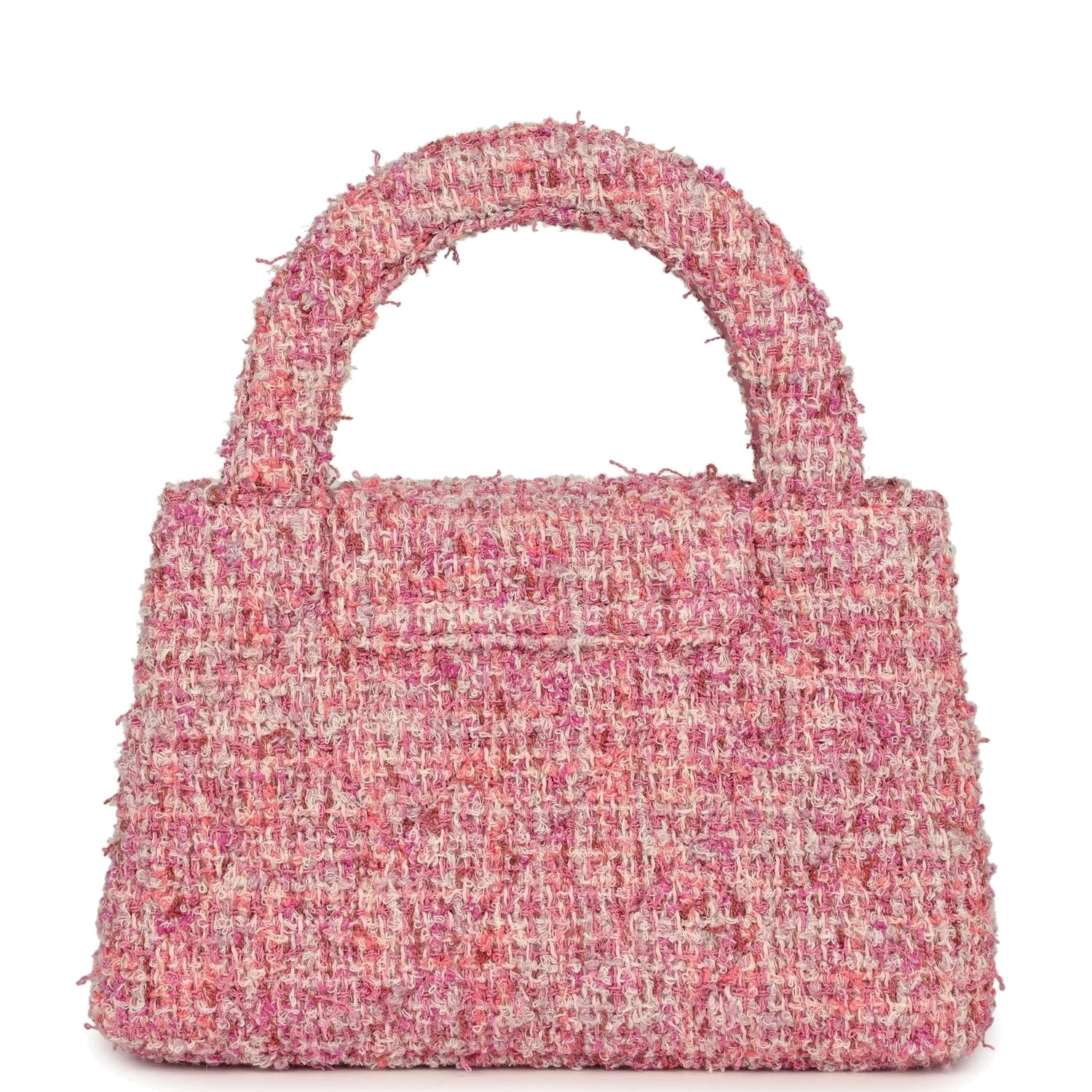 Chanel Small Kelly Shopper Pink Tweed — фото 5