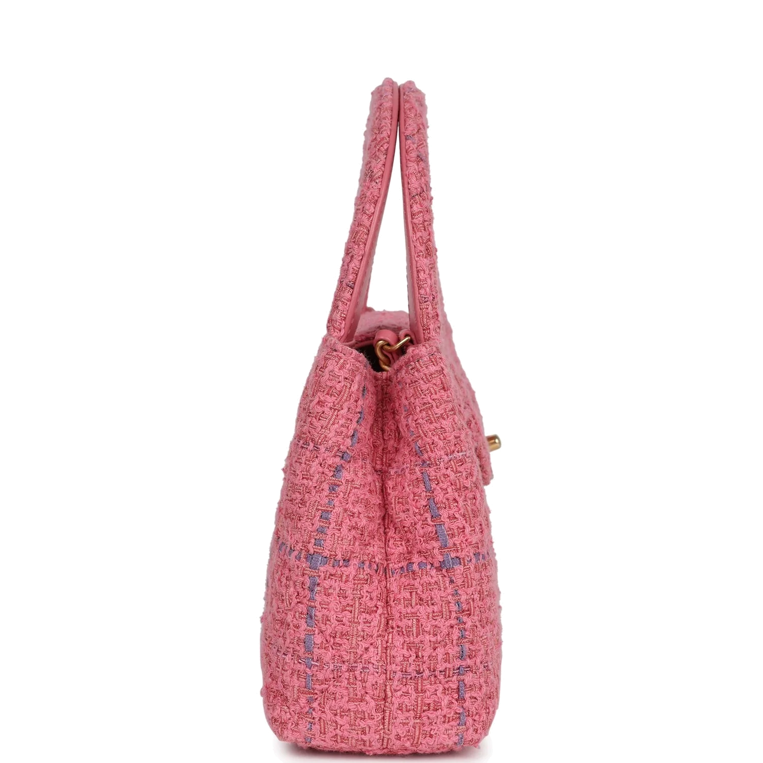 Chanel Small Kelly Shopper Pink Tweed — фото 4