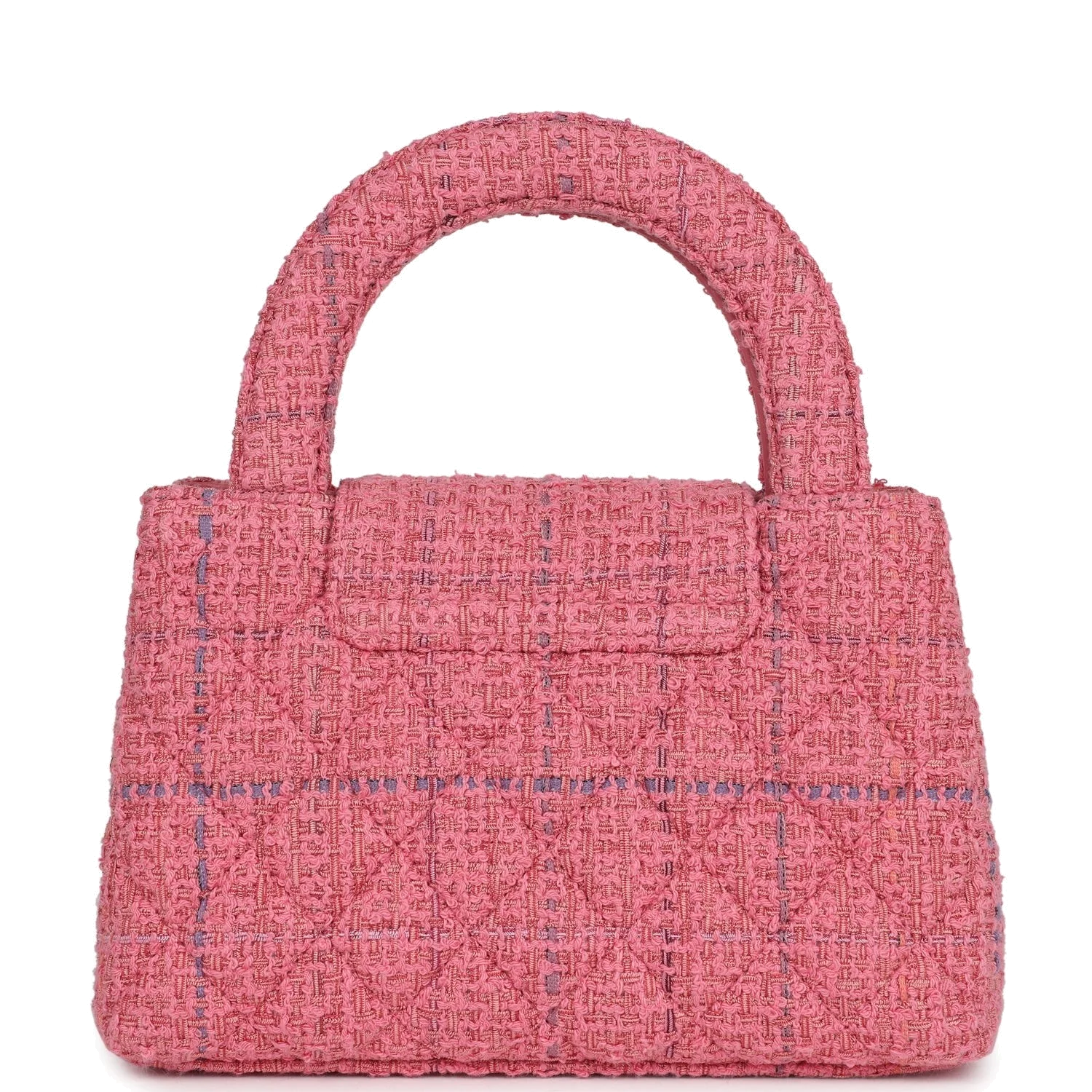 Chanel Small Kelly Shopper Pink Tweed — фото 5