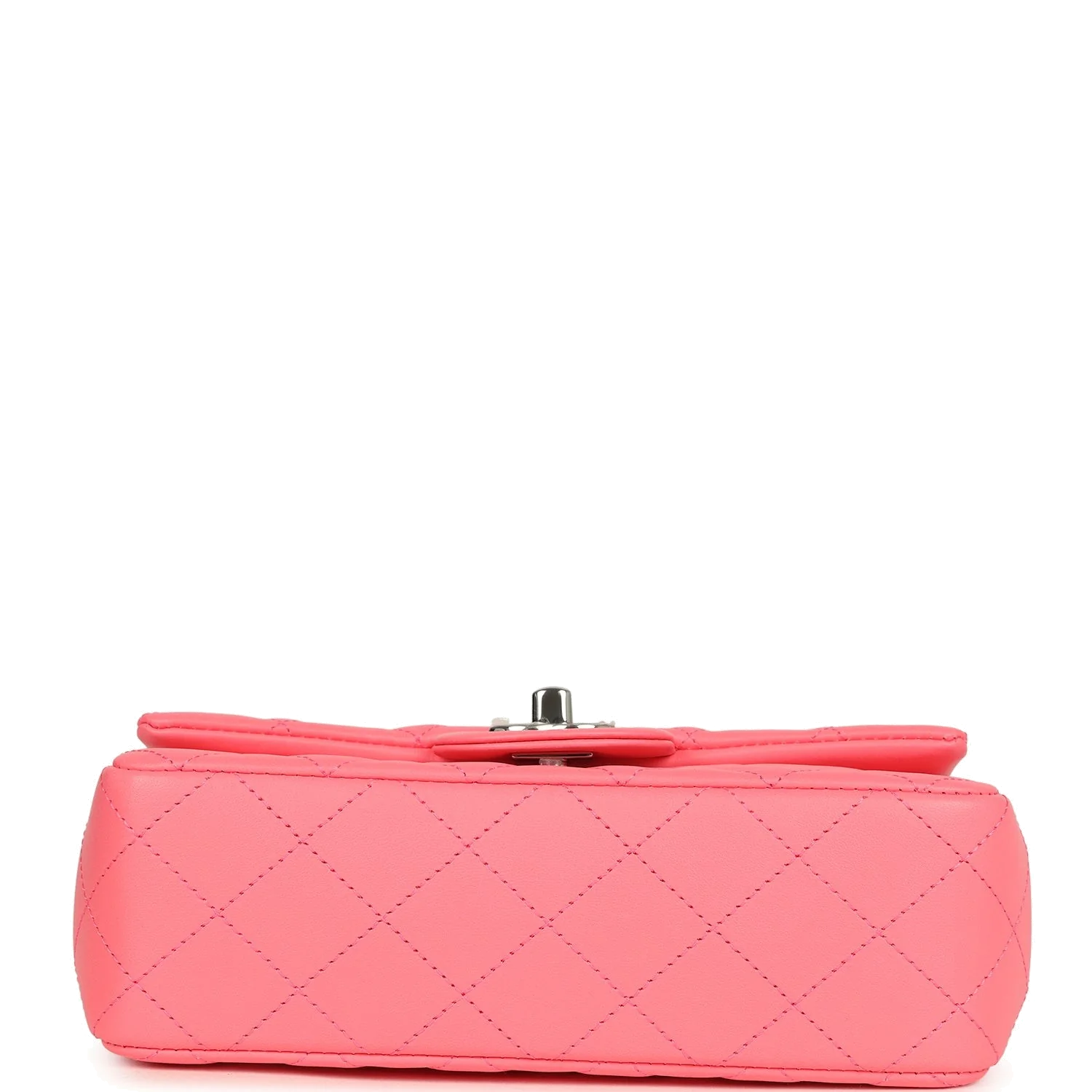Chanel Mini Rectangular Flap Bag Pink Lambskin — фото 7