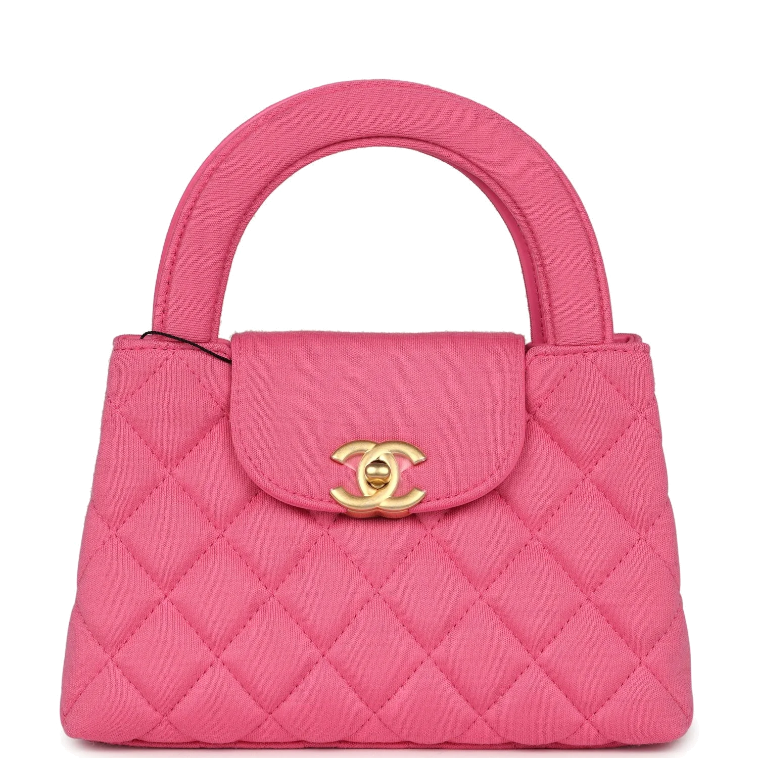 Chanel Small Kelly Shopper Dark Pink Jersey
