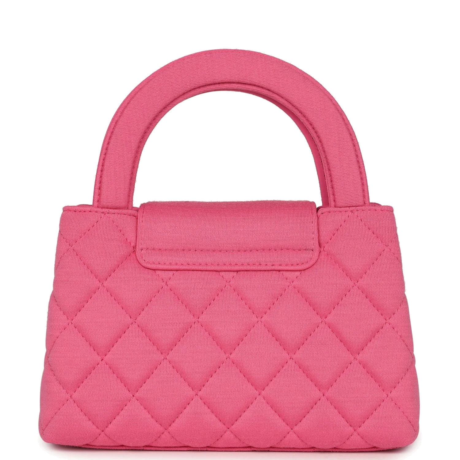 Chanel Small Kelly Shopper Dark Pink Jersey — фото 5