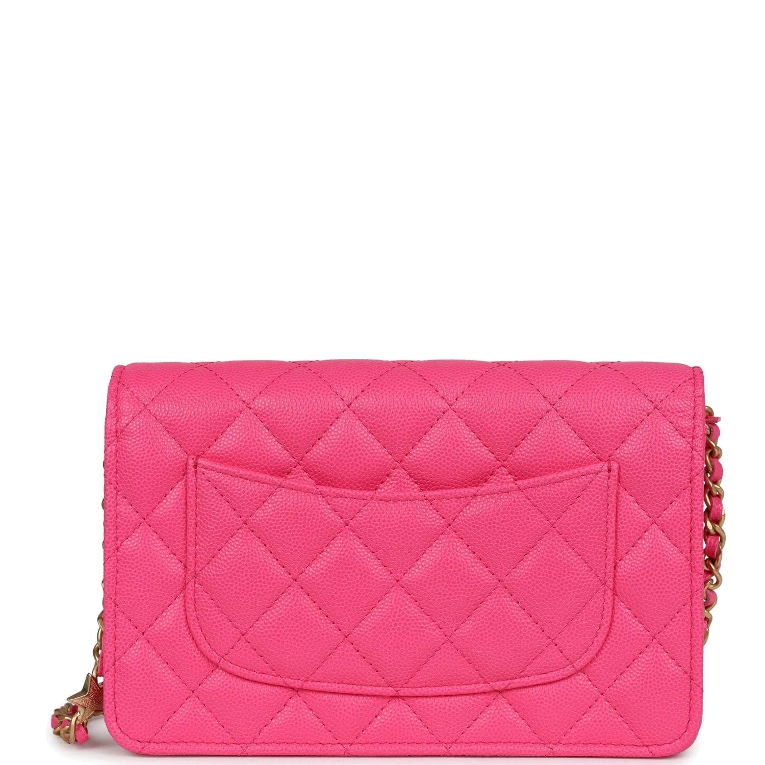 Chanel Wallet on Chain WOC Fuchsia Caviar — фото 5