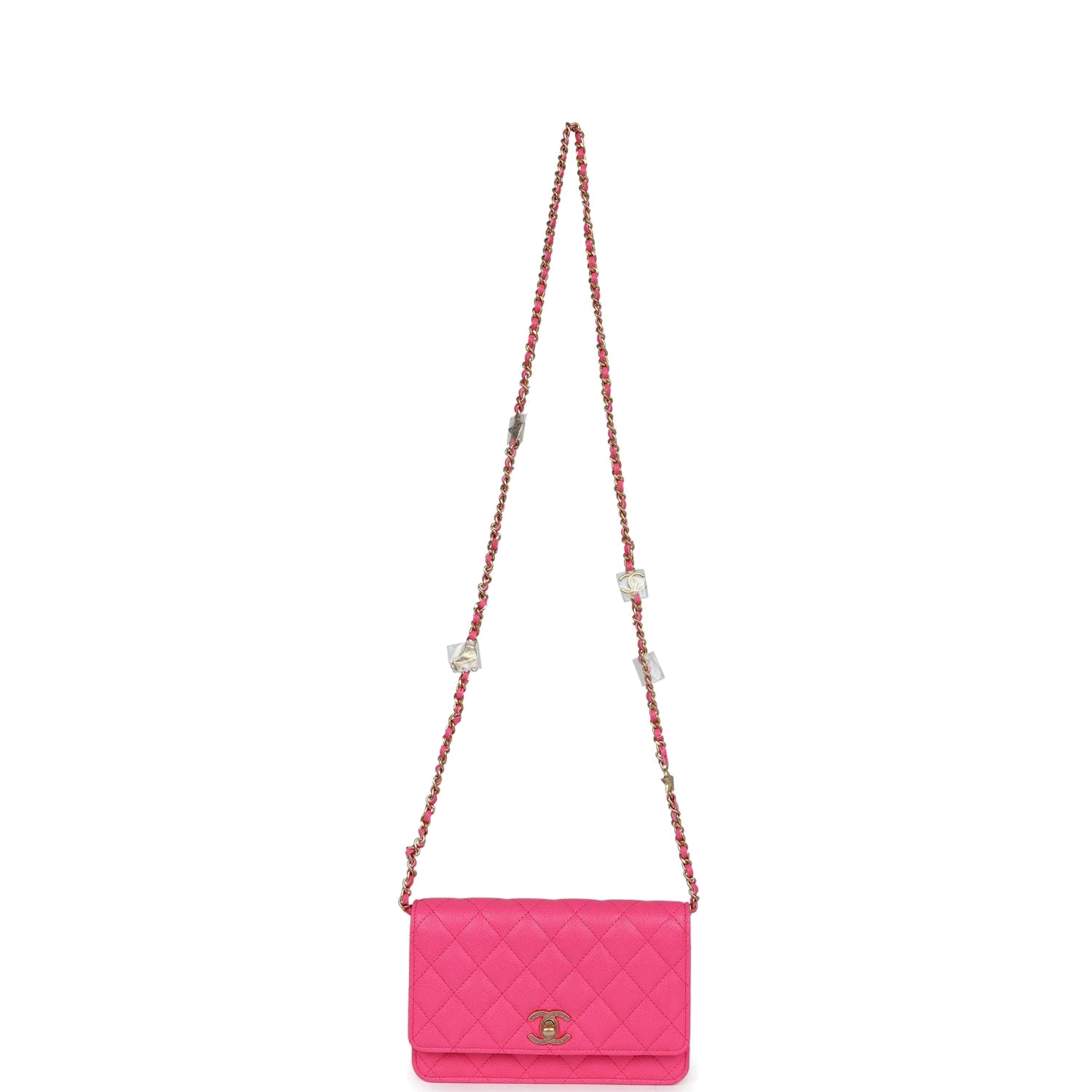 Chanel Wallet on Chain WOC Fuchsia Caviar — фото 8