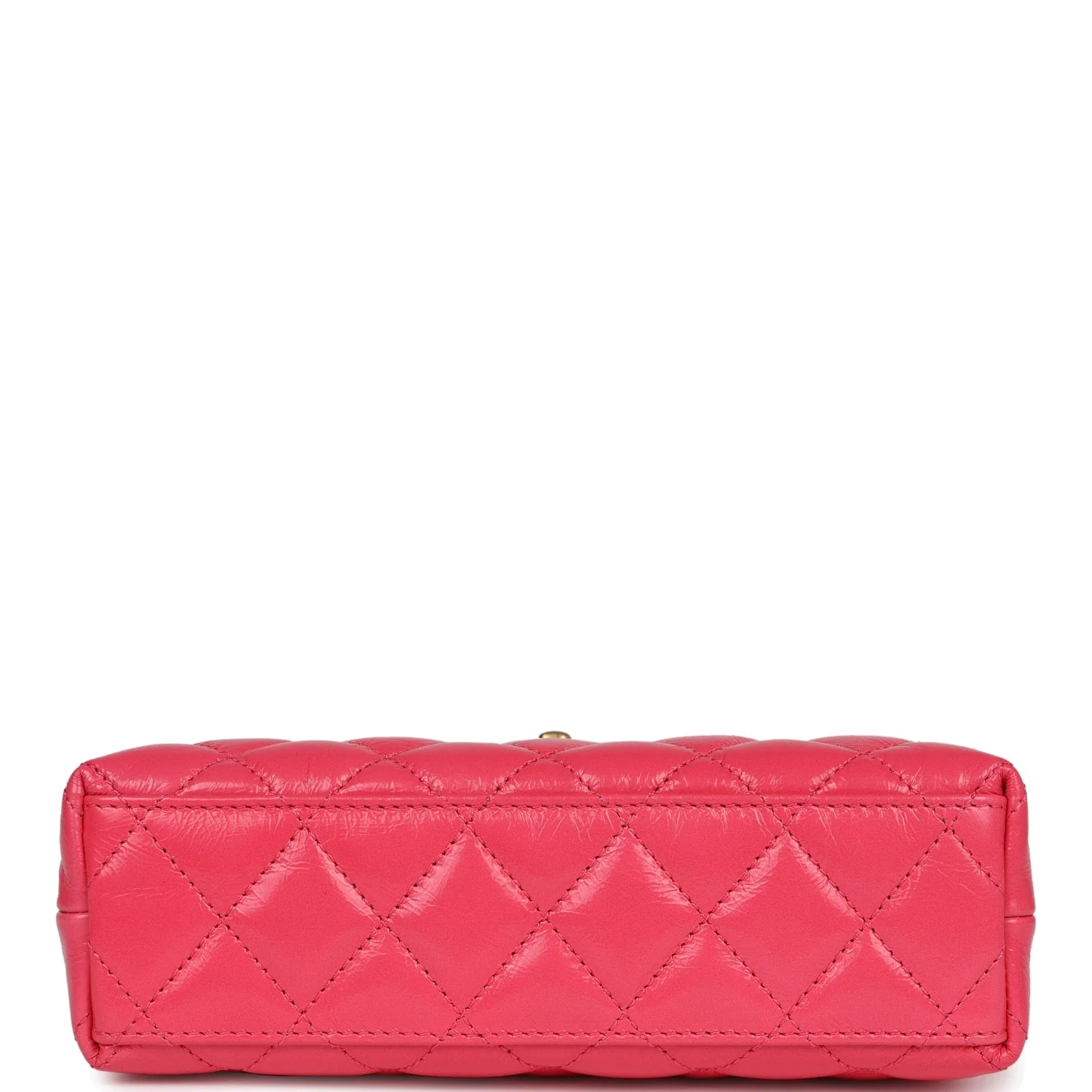 Chanel Small Kelly Shopper Dark Pink Shiny Aged Calfskin — фото 7