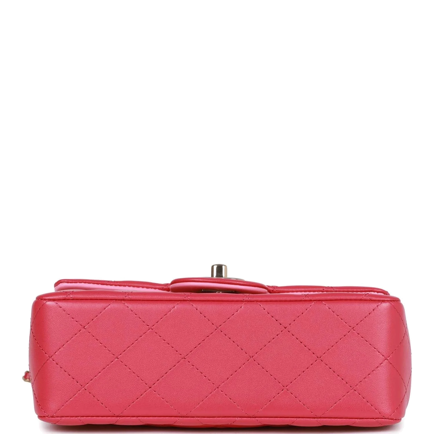 Chanel Mini Rectangular Flap with Top Handle Pink Lambskin — фото 7