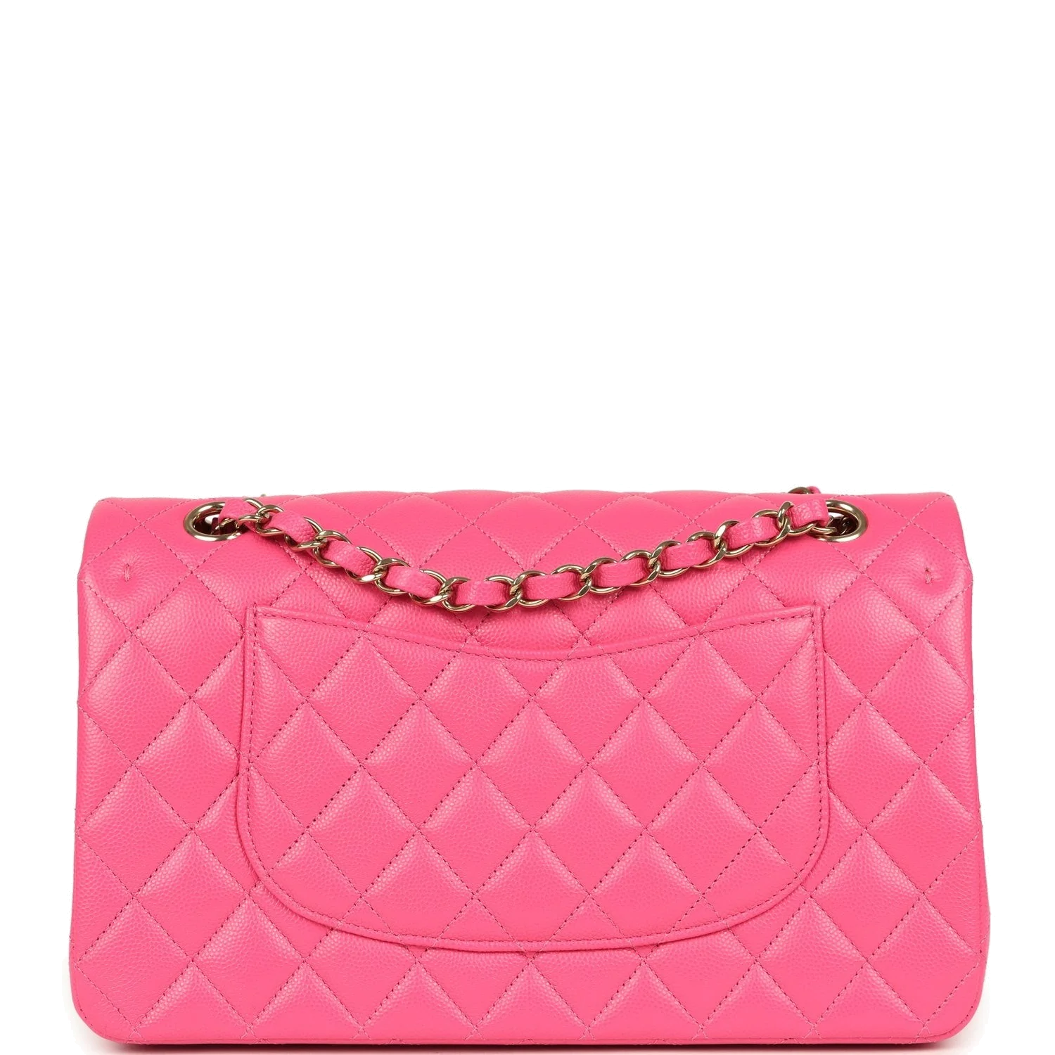 Chanel Medium Classic Double Flap Pink Caviar — фото 5
