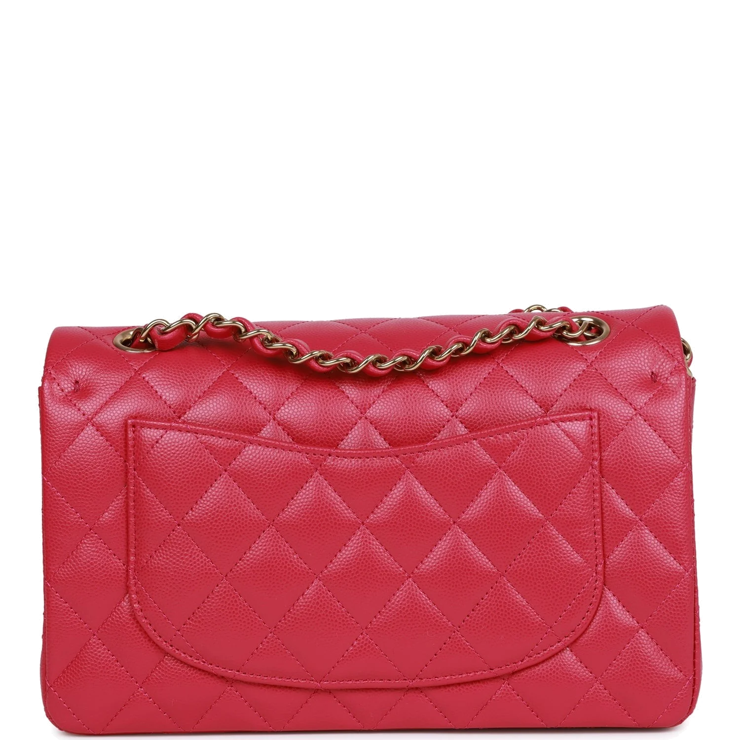 Chanel Small Classic Double Flap Fuchsia Caviar — фото 5