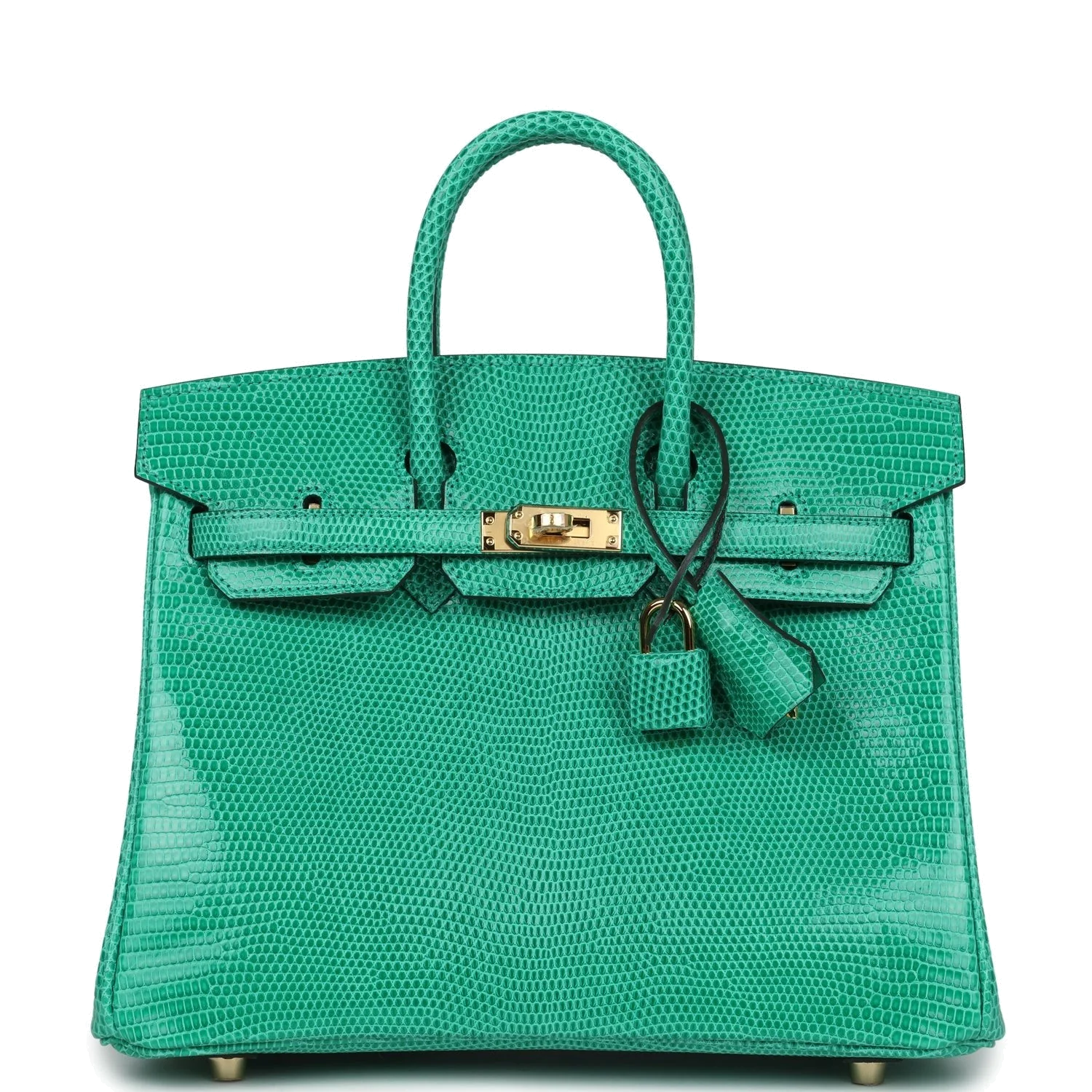 Hermes Birkin 25 Menthe Varanus Niloticus Lizard Gold Hardware Мята Varanus — фото 2