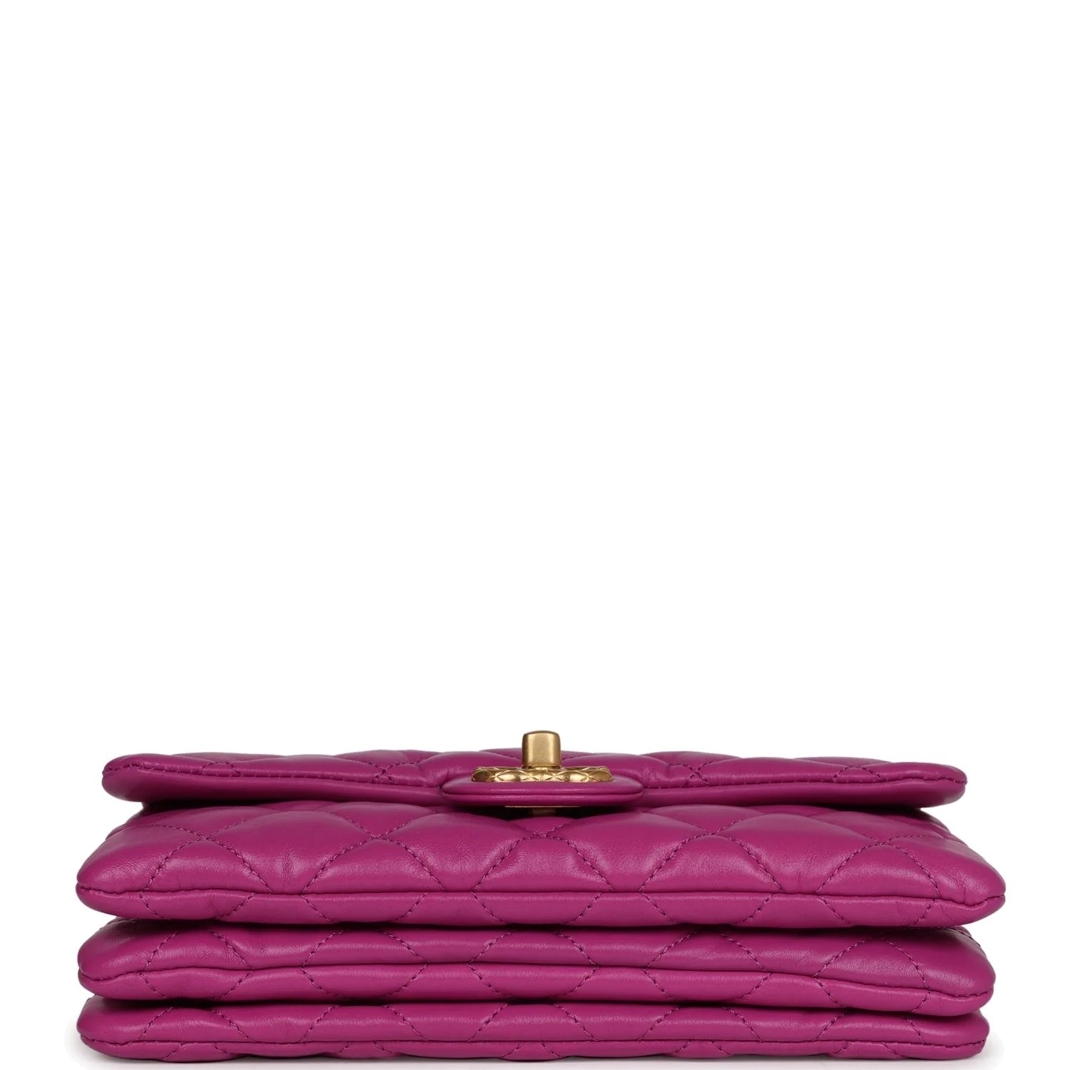 Chanel Small Crush Flap Bag Purple Shiny Aged Calfskin — фото 7