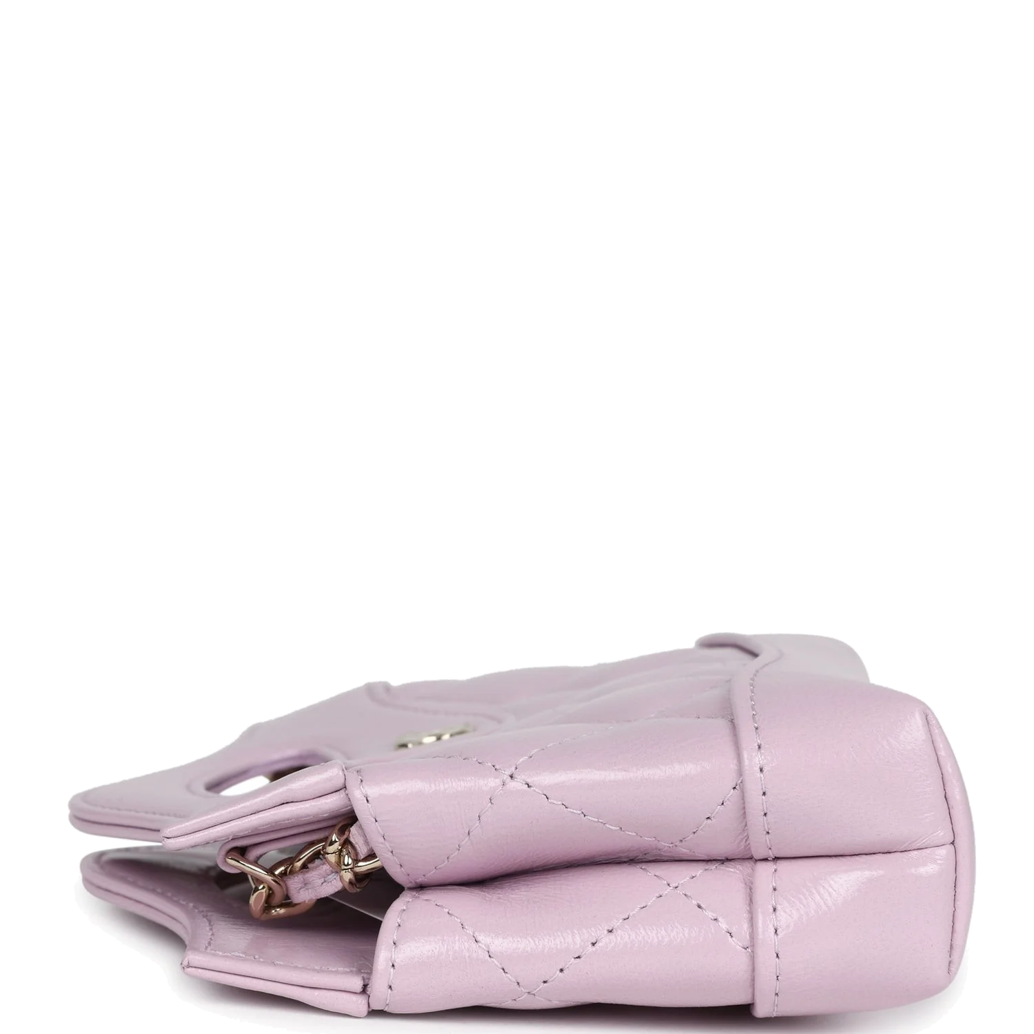 Chanel Micro 31 Shopper Light Purple Shiny Lambskin — фото 4
