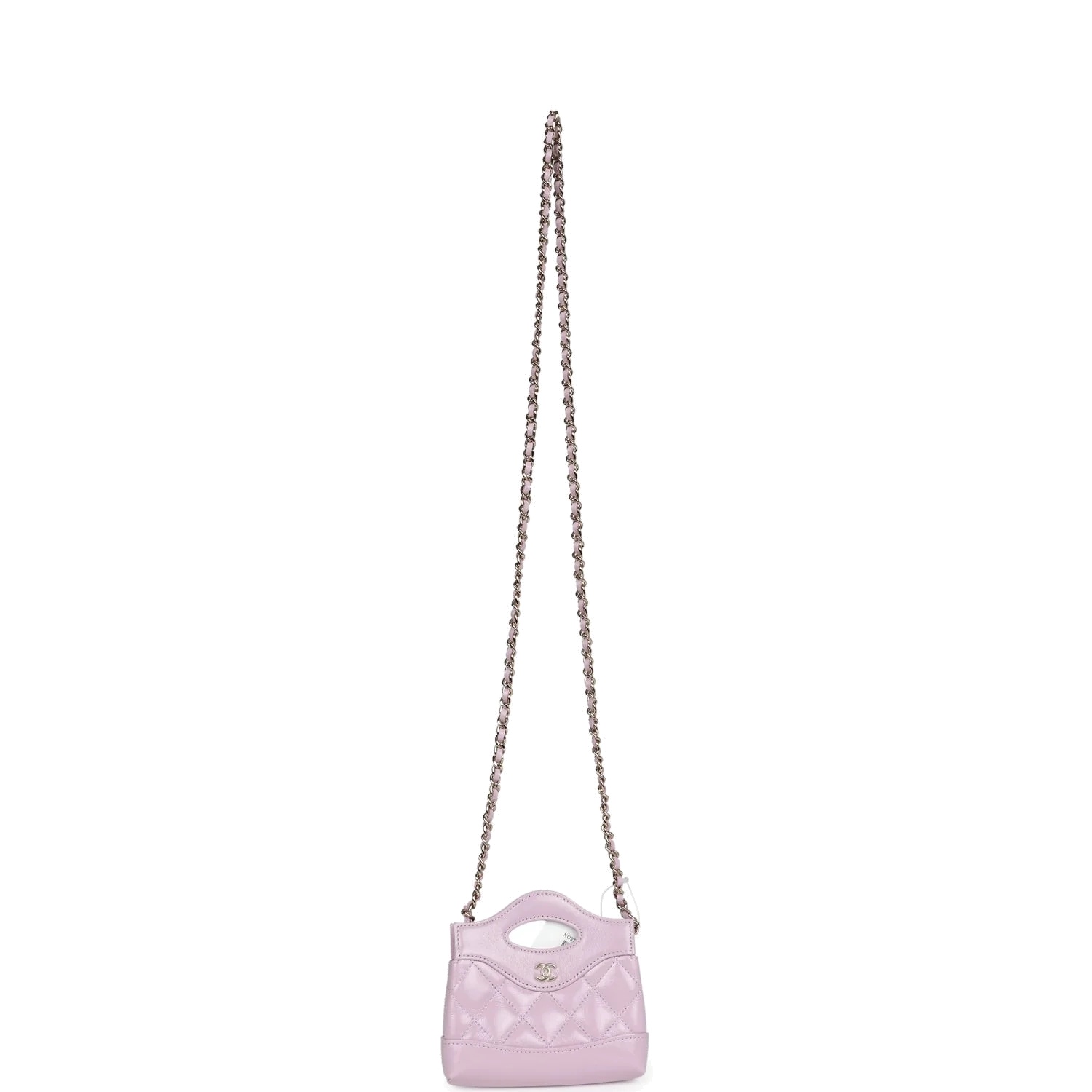 Chanel Micro 31 Shopper Light Purple Shiny Lambskin — фото 8