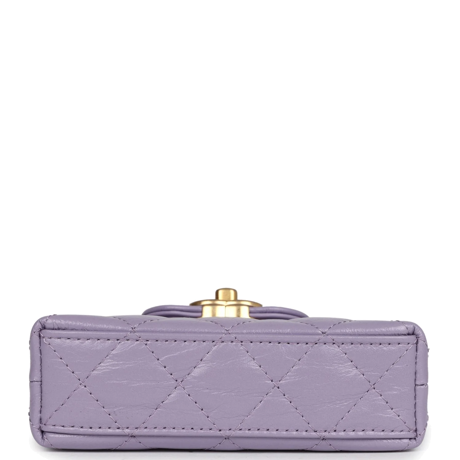 Chanel Nano Kelly Shopper Light Purple Shiny Aged Calfskin — фото 7