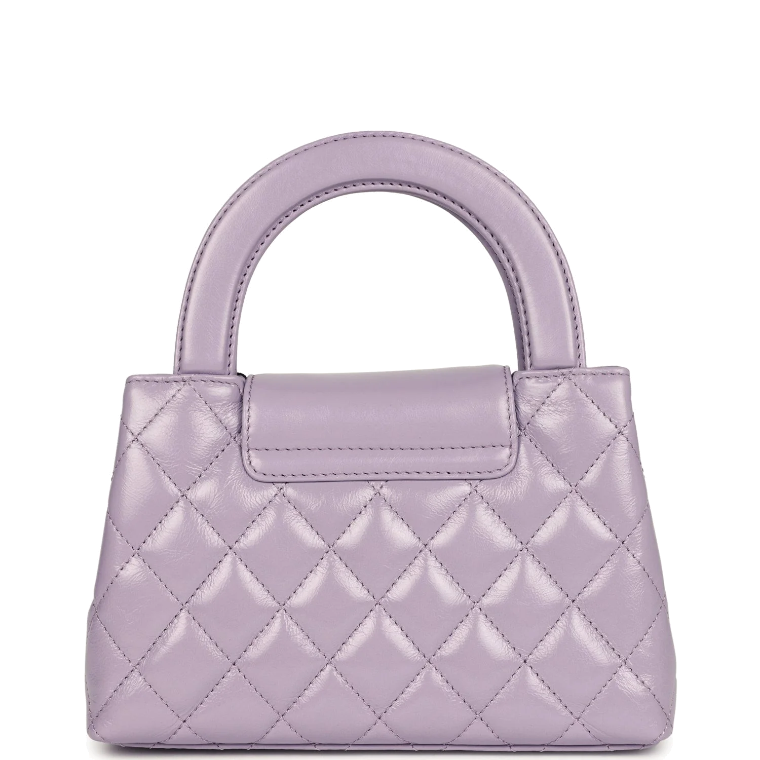 Chanel Small Kelly Shopper Light Purple Shiny Aged Calfskin — фото 5