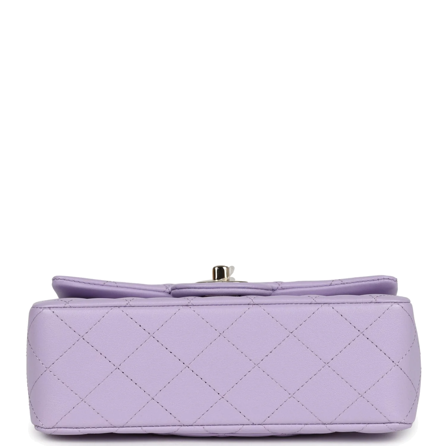 Chanel Mini Rectangular Flap Bag with Top Handle Lilac Lambskin — фото 7