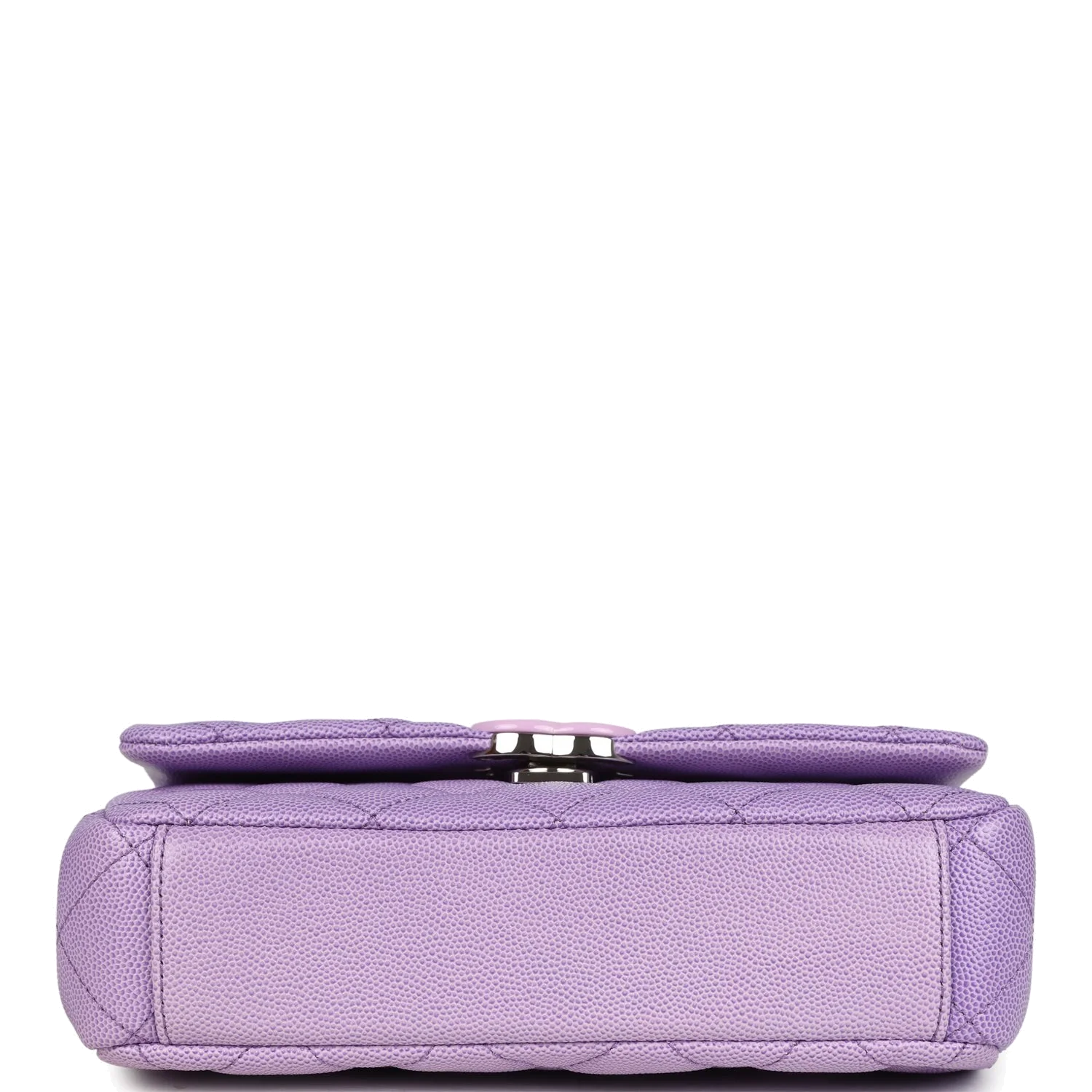 Chanel Mini Rectangular Flap Bag Ombre Purple Caviar — фото 7