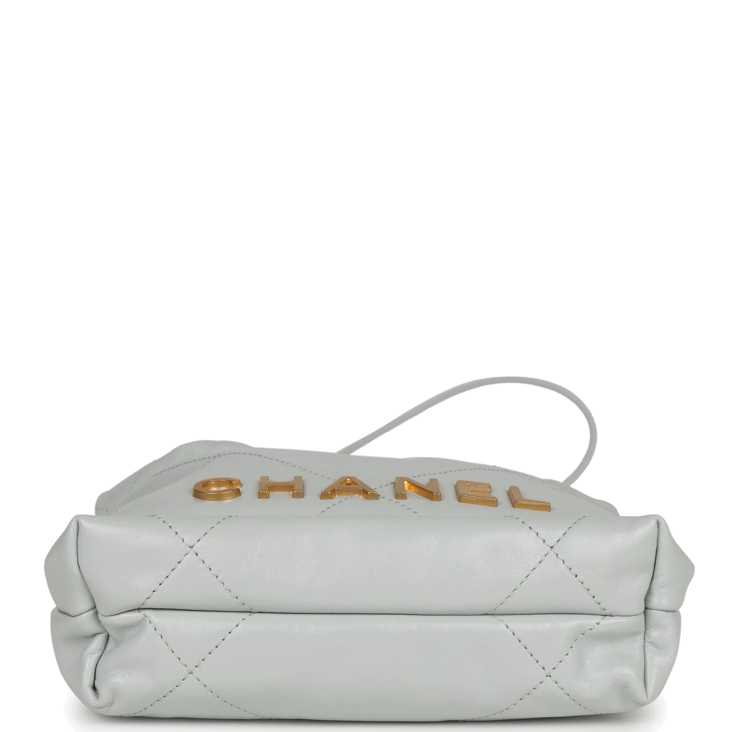Chanel Mini 22 Bag Light Blue Calfskin — фото 7