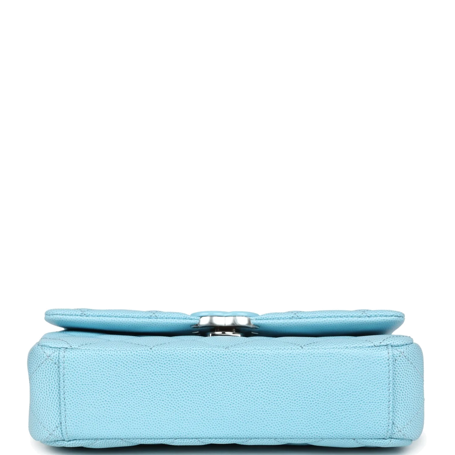 Chanel Small Flap Bag Blue Ombre Caviar — фото 7