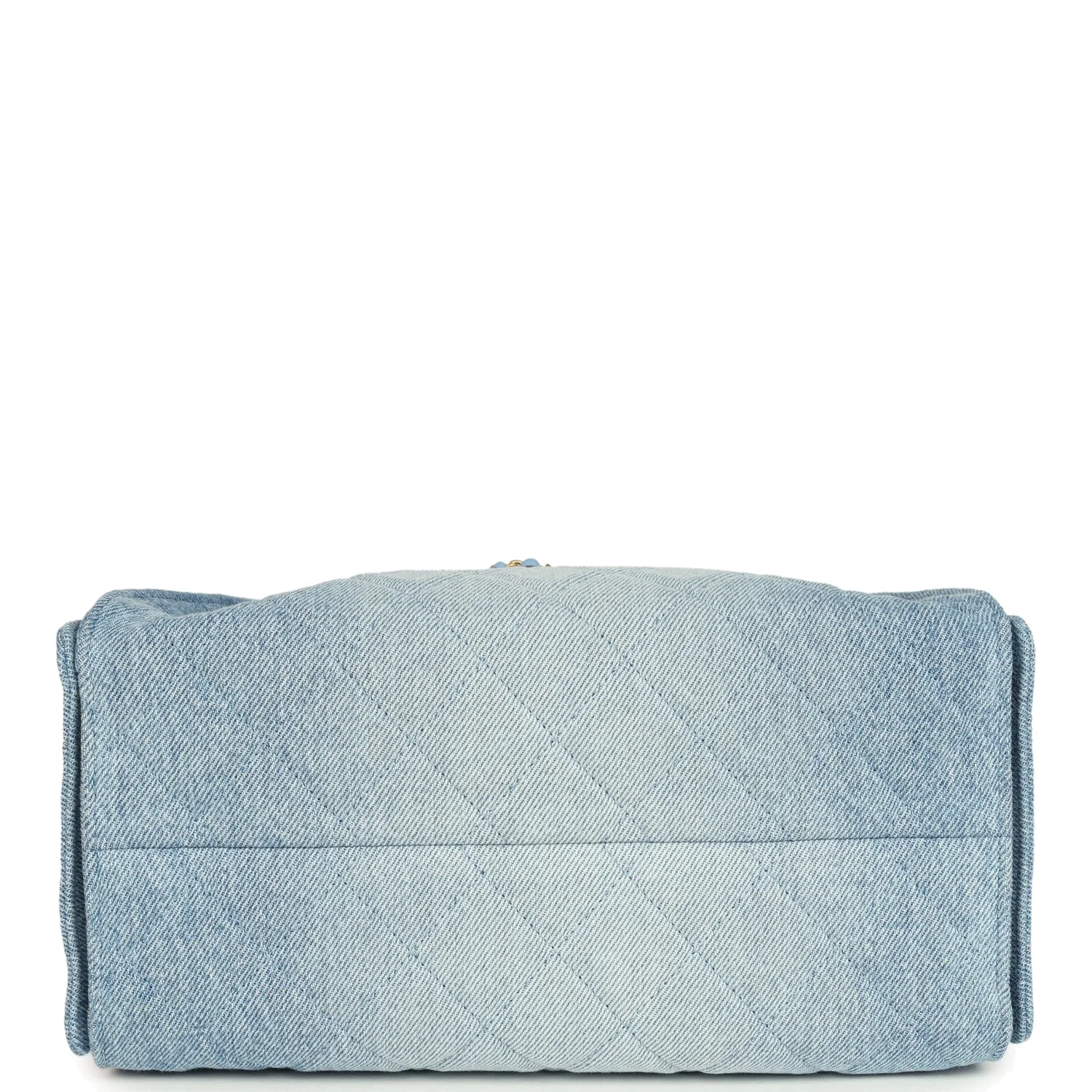 Chanel Small 25 Hobo Bag Light Blue Washed Denim — фото 7