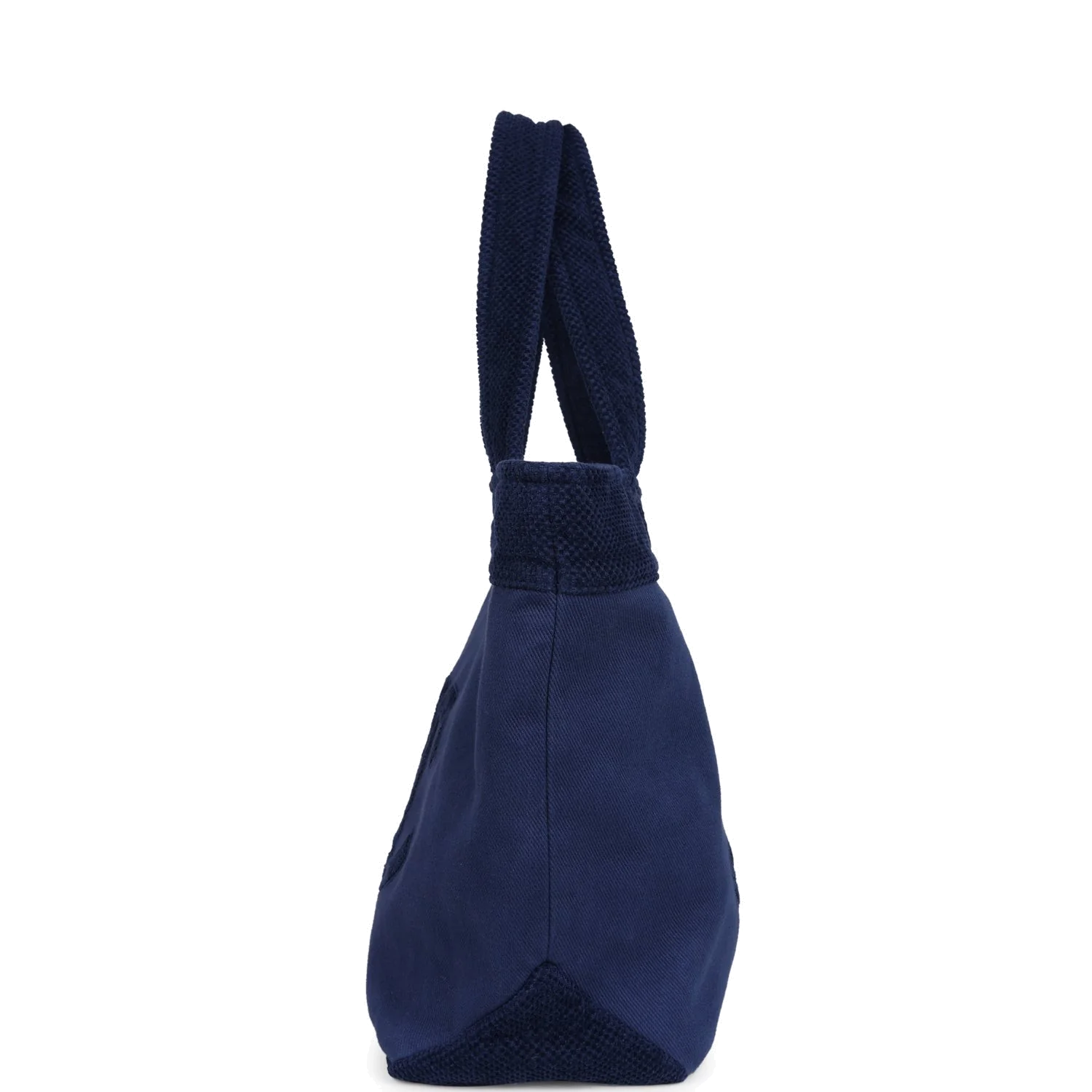 Chanel CC Beach Tote Bag & Towel Set Navy Blue Canvas & Terry — фото 6