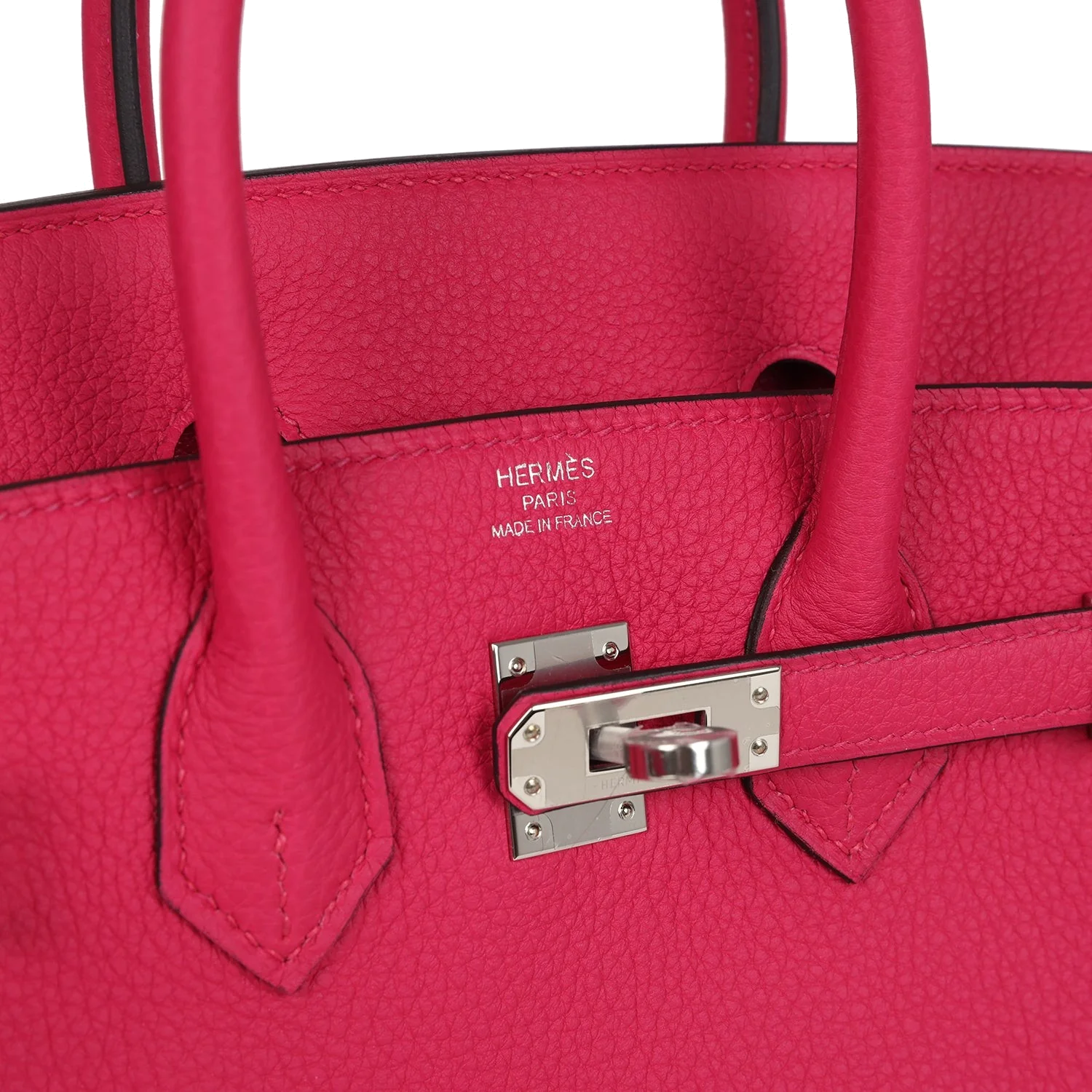 Hermes Birkin 25 Rose Mexico Togo Palladium Hardware Розовый Мексика — фото 8