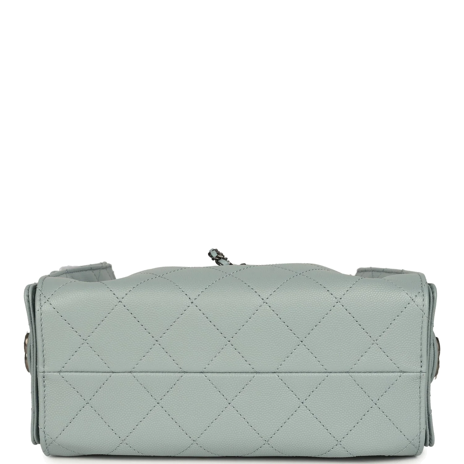 Chanel Mini 25 Hobo Bag Light Blue Caviar — фото 8