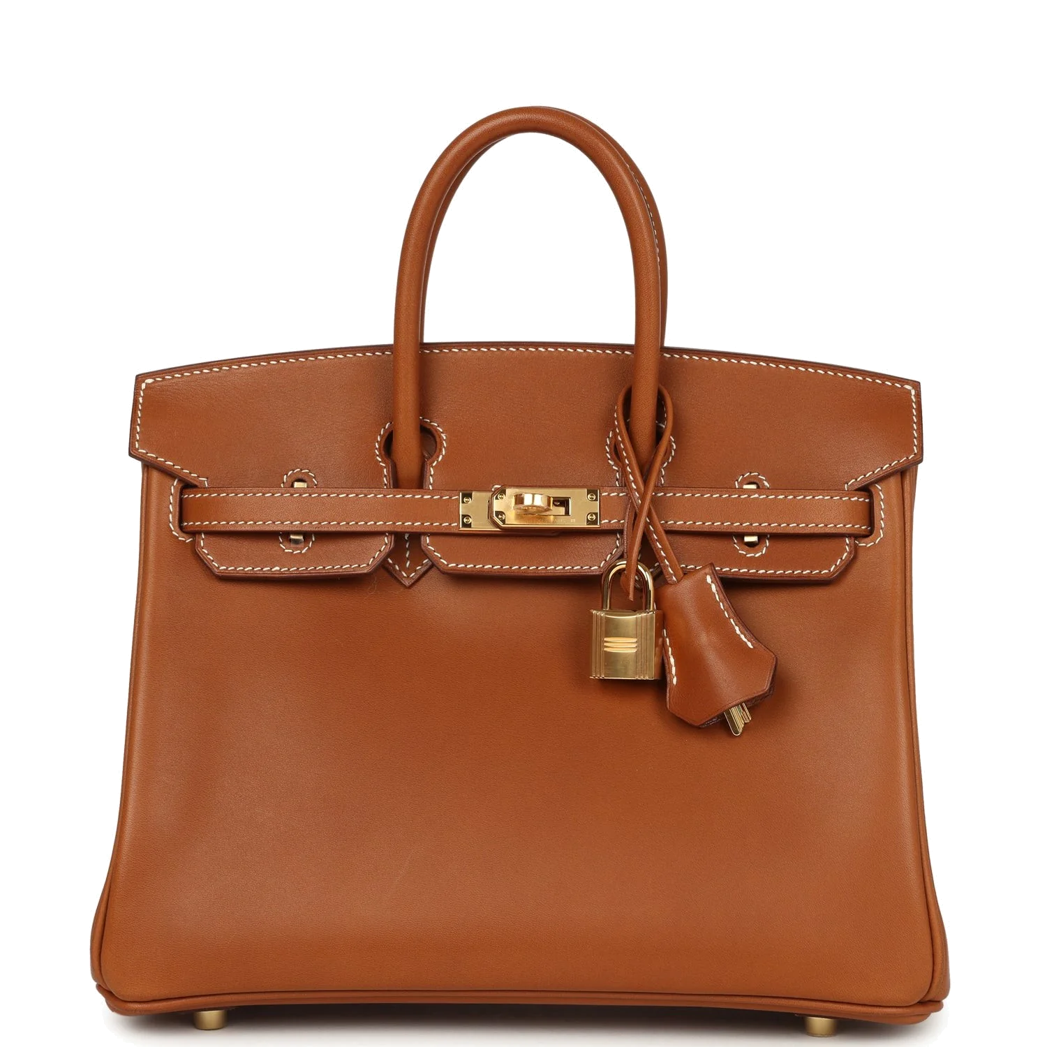 Hermes Birkin 25 Fauve Barenia Gold Hardware