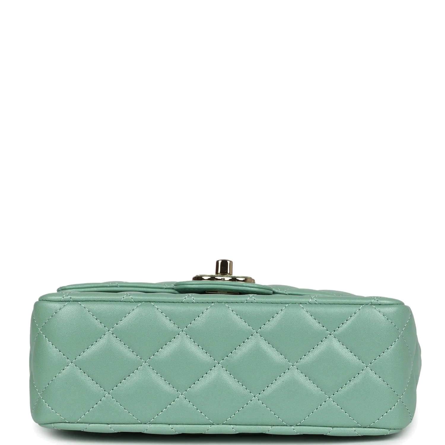 Chanel Candy Heart Mini Flap Bag Turquoise Lambskin Enamel — фото 7