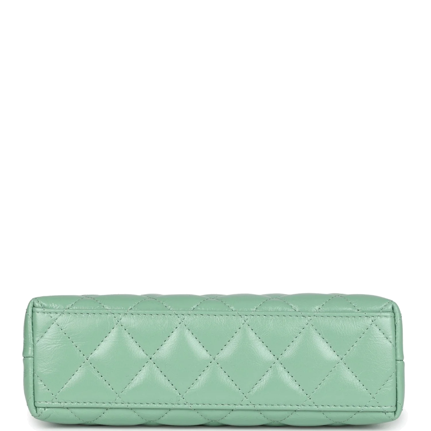 Chanel Small Kelly Shopper Light Green Shiny Aged Calfskin — фото 7