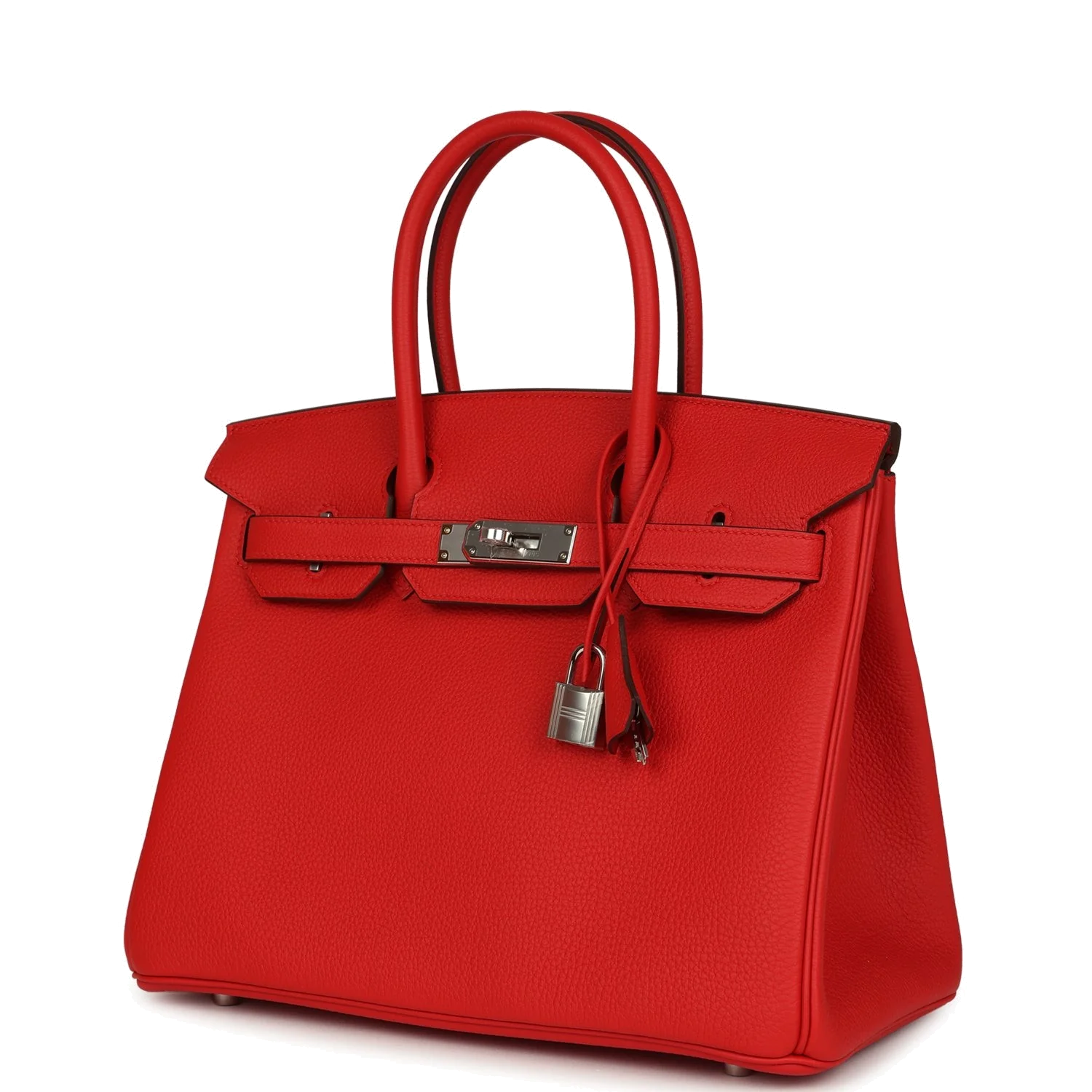 Hermes Birkin 30 Rouge de Coeur Togo Palladium Hardware Красный — фото 6