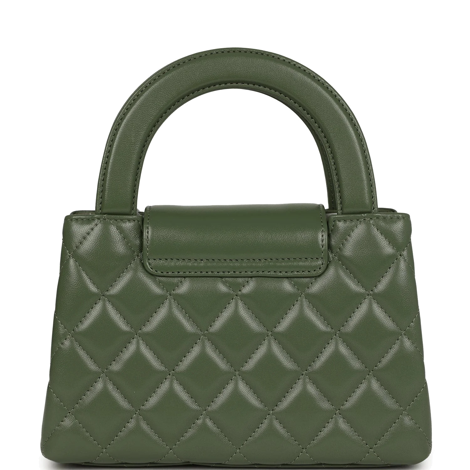 Chanel Small Kelly Shopper Khaki Shiny Aged Calfskin — фото 5