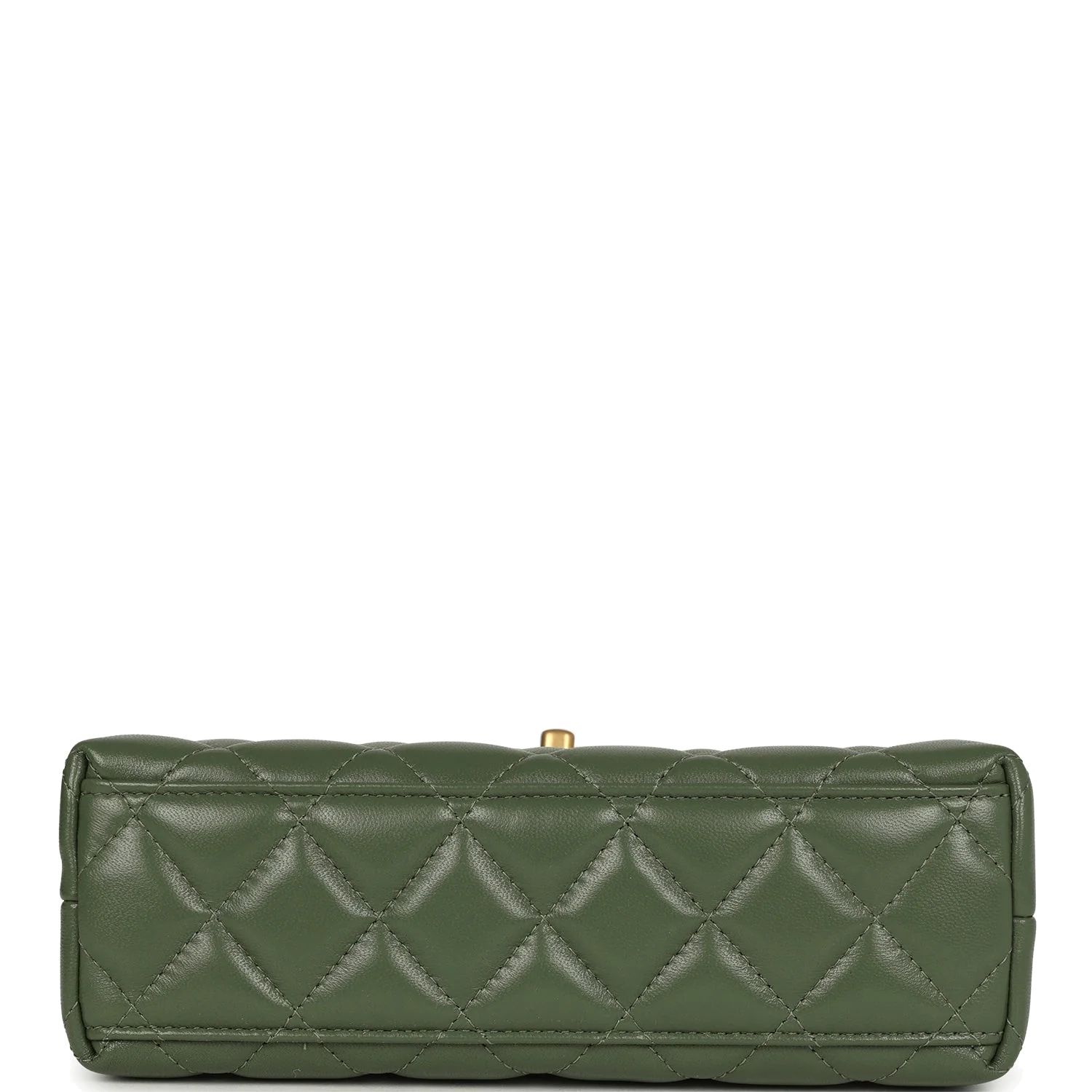 Chanel Small Kelly Shopper Khaki Shiny Aged Calfskin — фото 7