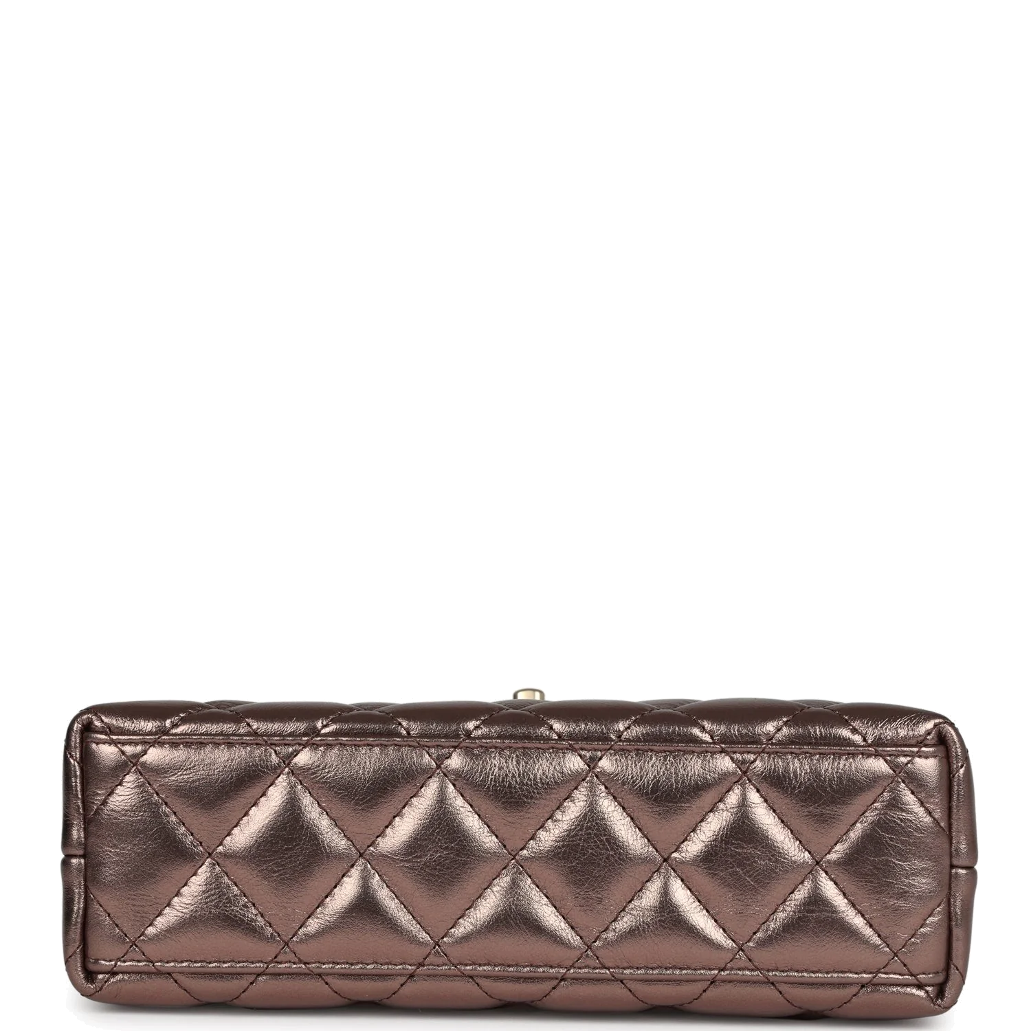 Chanel Small Kelly Shopper Metallic Bronze Calfskin — фото 7