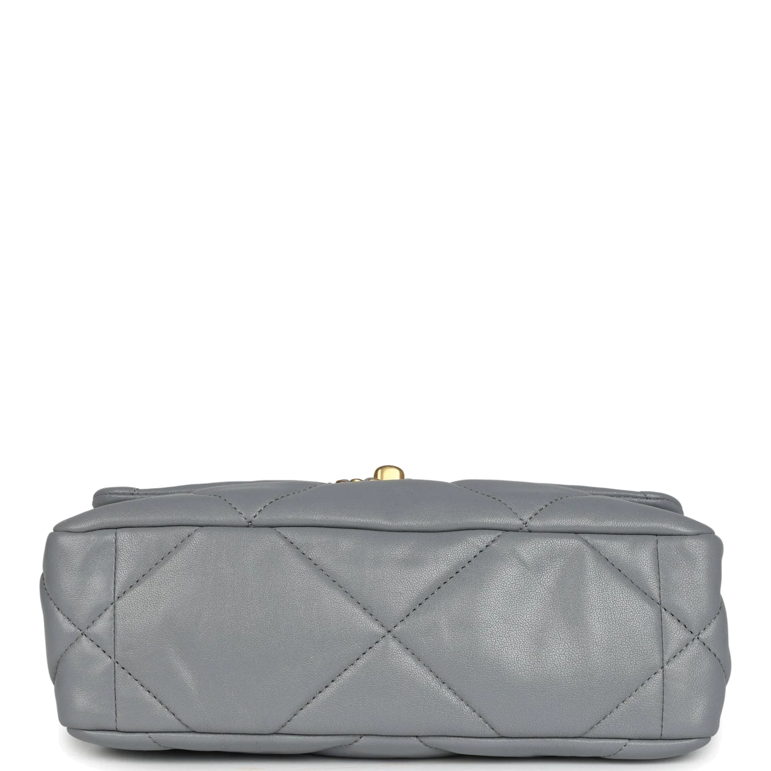 Chanel Medium 19 Flap Bag Grey Lambskin — фото 7