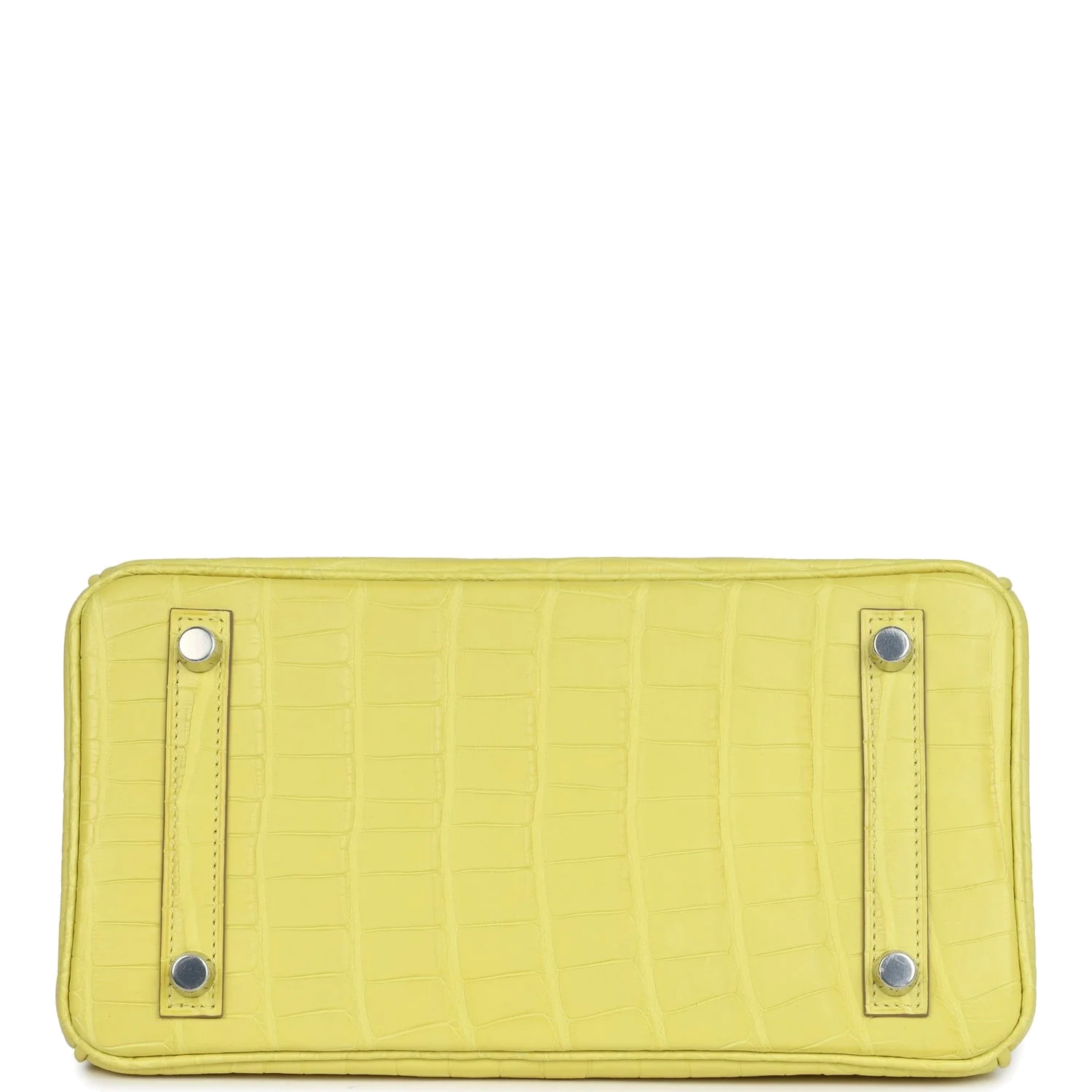 Hermes Birkin 25 Lime Matte Alligator Palladium Hardware Лайм матовый — фото 7
