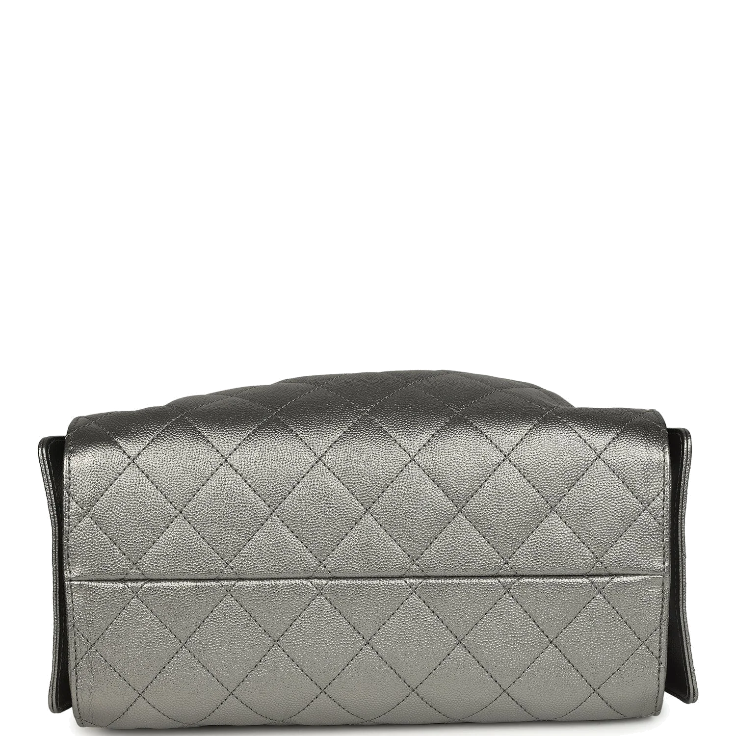 Chanel Small 25 Hobo Bag Metallic Anthracite Caviar — фото 8
