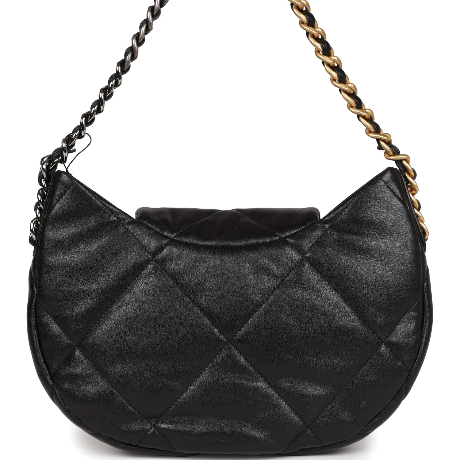 Chanel 19 Hobo Bag Black Lambskin — фото 5