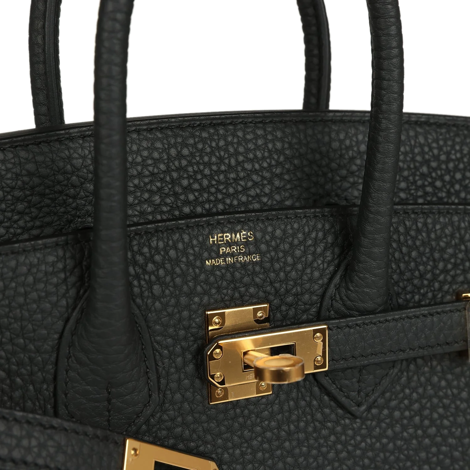Hermes Birkin 25 Plomb Togo Gold Hardware Пломб Togo — фото 8