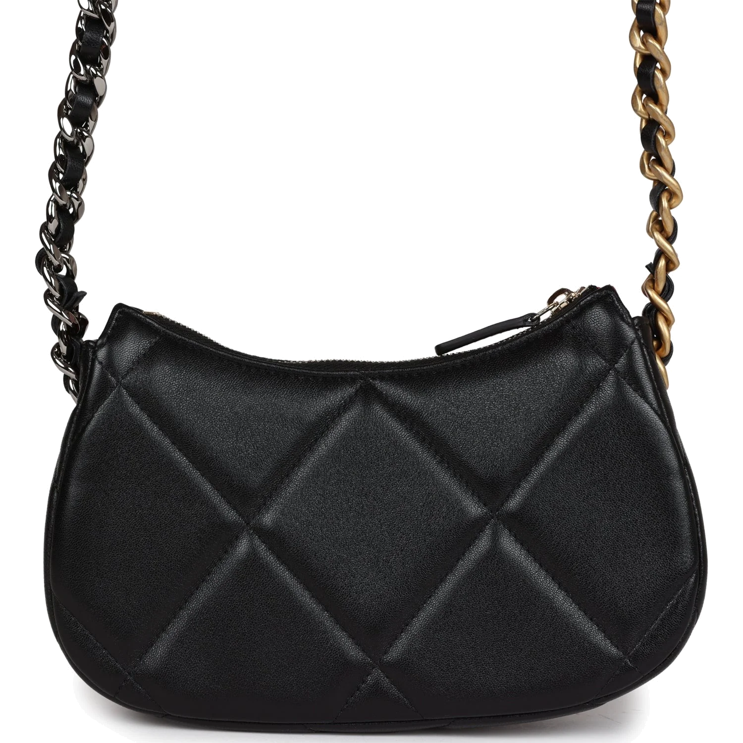 Chanel 19 Hobo Chain Bag Black Calfskin — фото 5