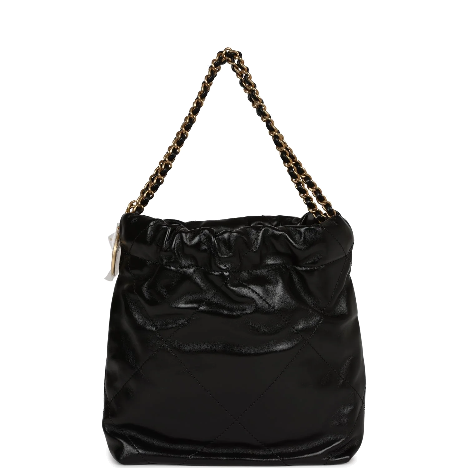 Chanel Mini 22 Bag Black Calfskin — фото 5