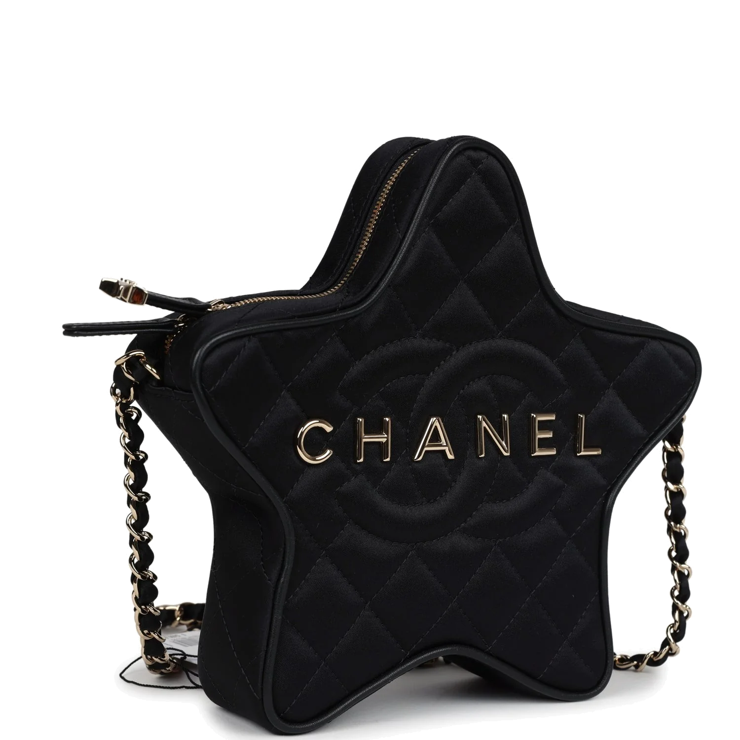 Chanel Star Bag Black Satin — фото 3