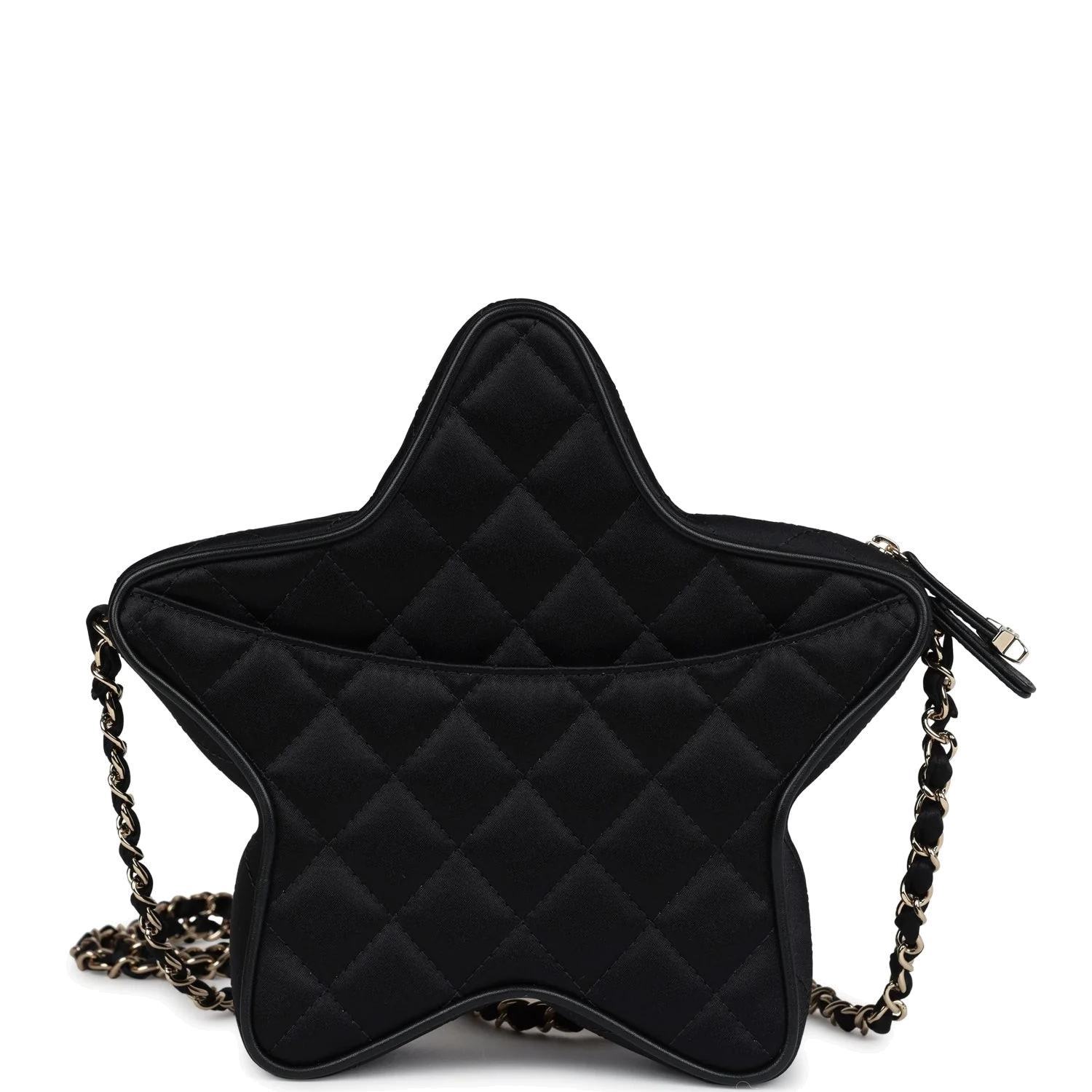 Chanel Star Bag Black Satin — фото 5
