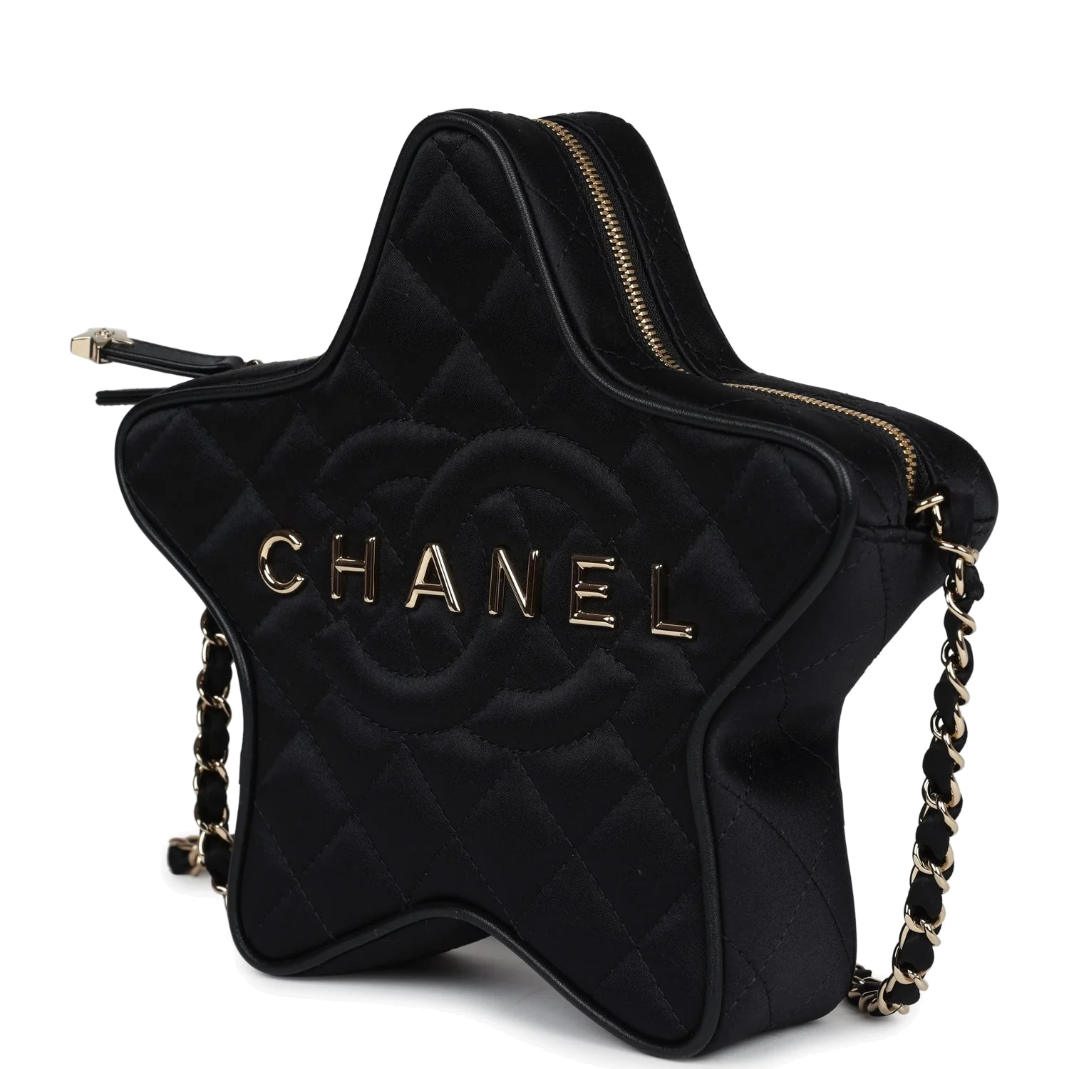 Chanel Star Bag Black Satin — фото 6