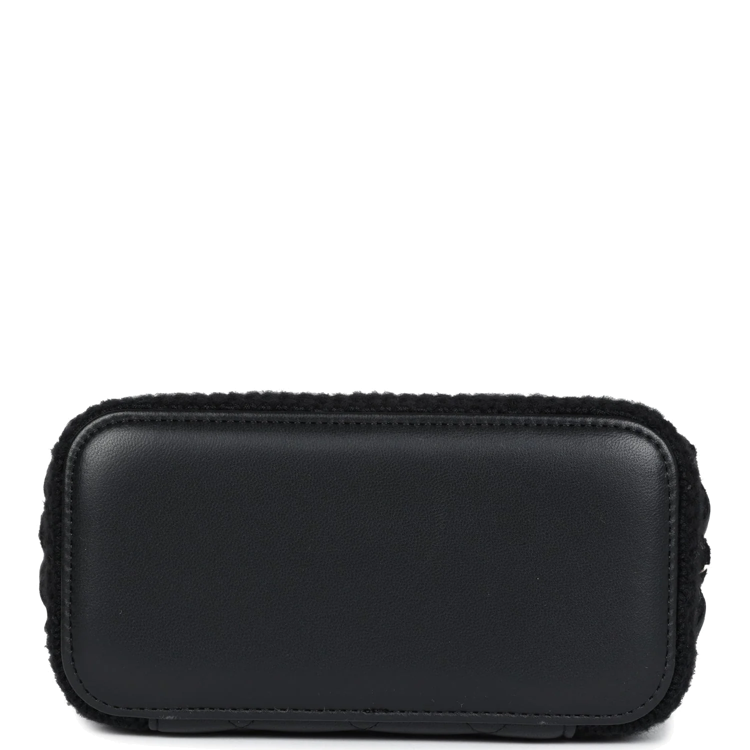 Chanel Small Vanity Case Black Crochet and Lambskin — фото 7