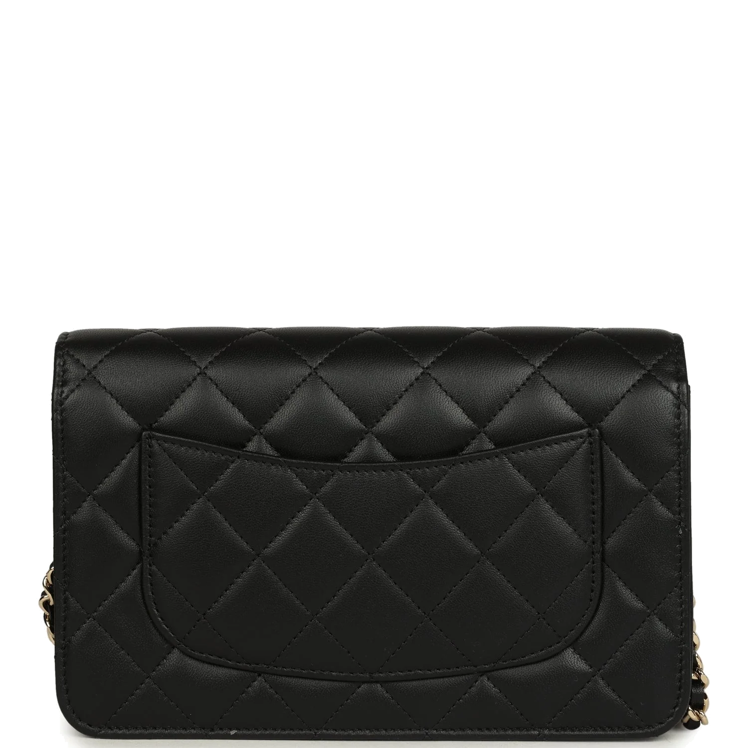 Chanel Wallet On Chain WOC Black Lambskin — фото 5