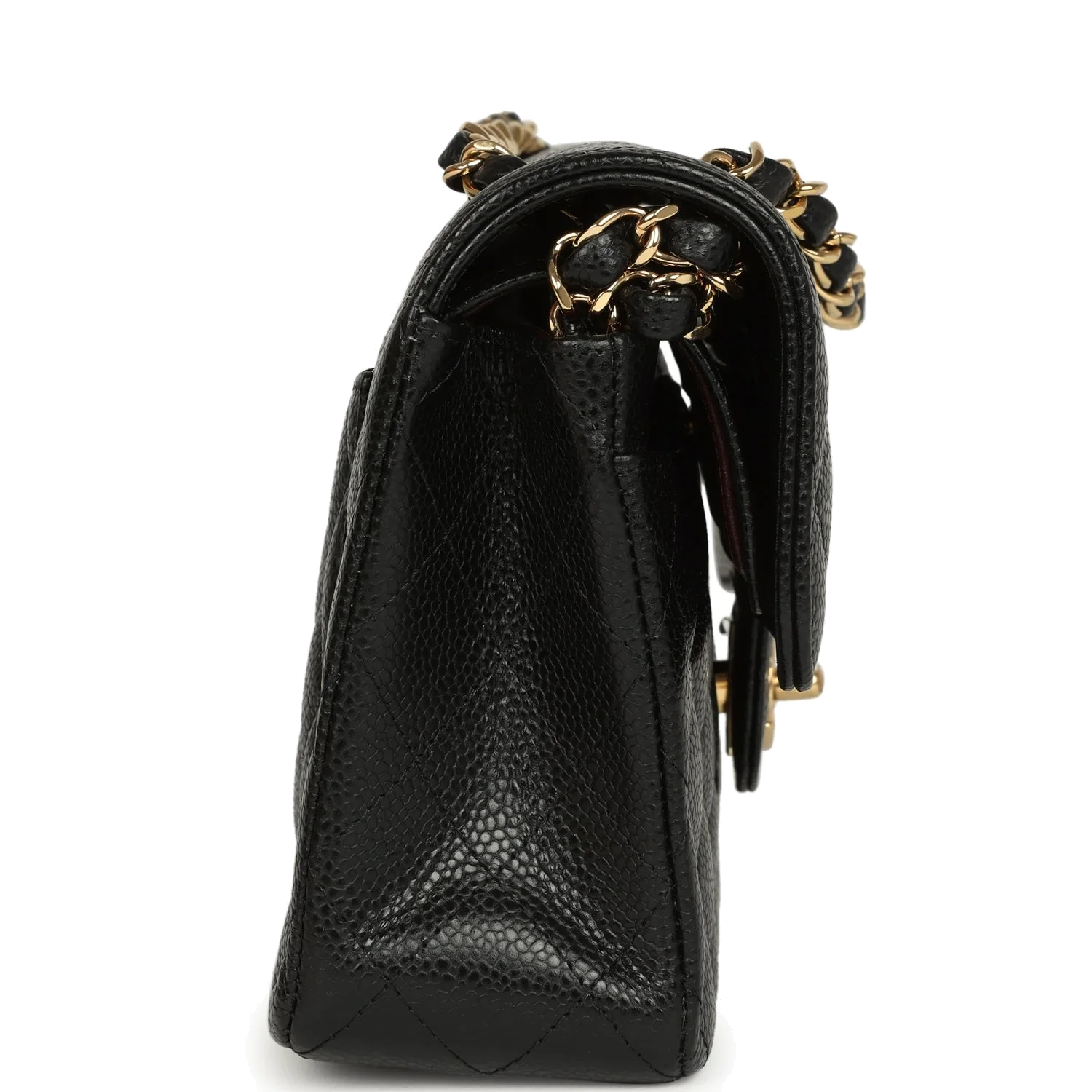 Chanel Small Classic Double Flap Bag Black Caviar — фото 4