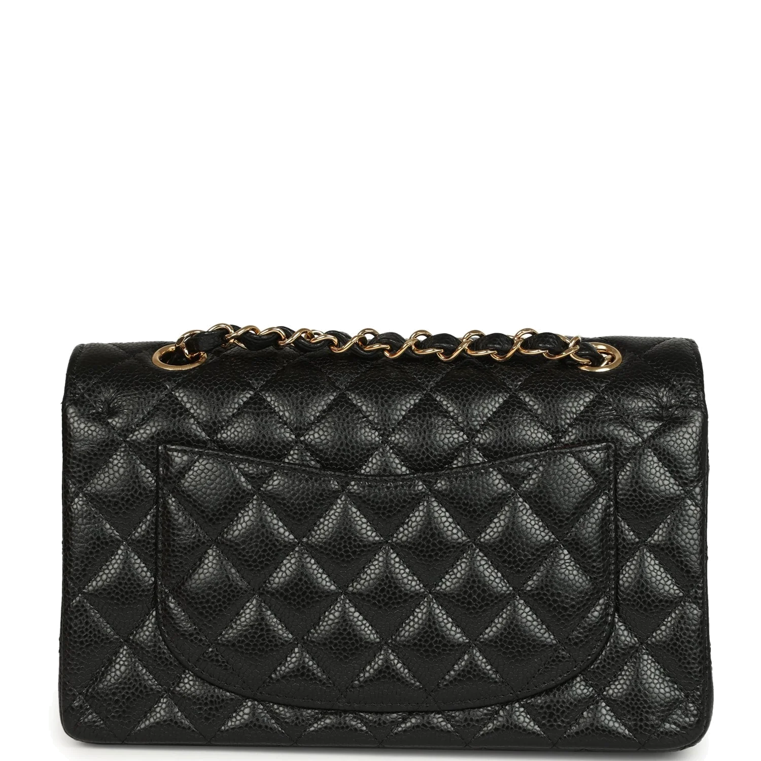 Chanel Small Classic Double Flap Bag Black Caviar — фото 5