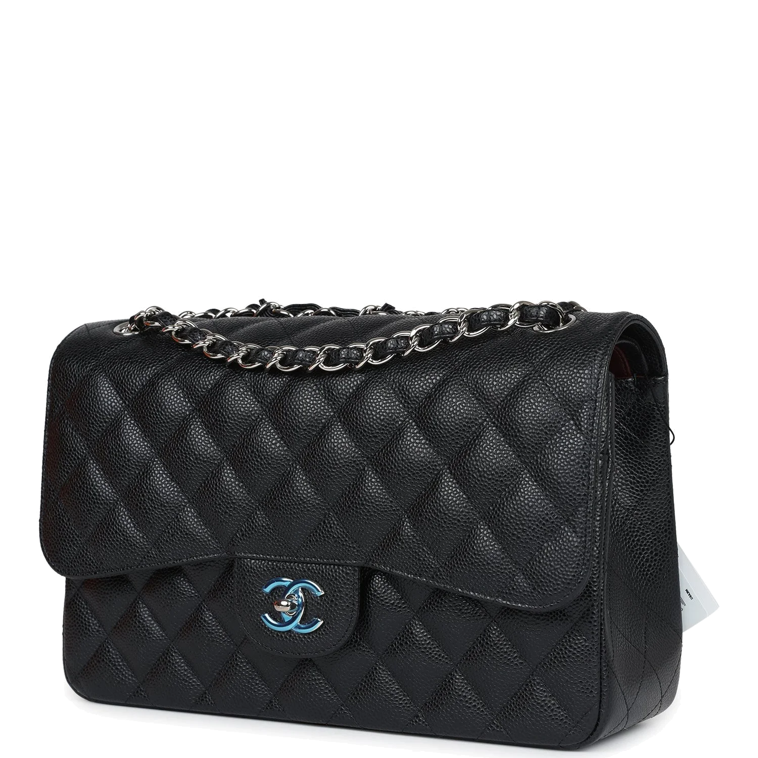 Chanel Jumbo Classic Double Flap Bag Black Caviar — фото 5