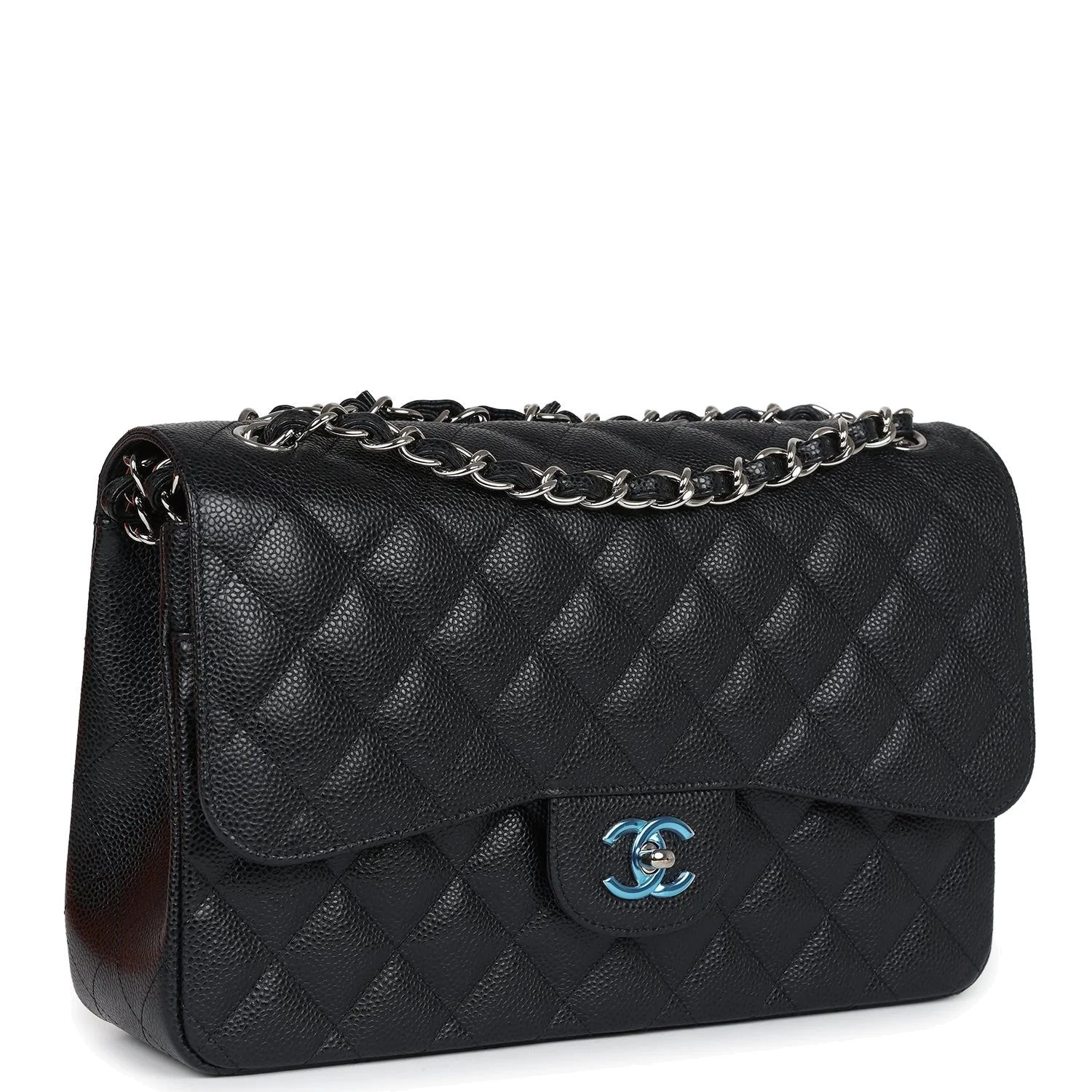 Chanel Jumbo Classic Double Flap Bag Black Caviar — фото 6