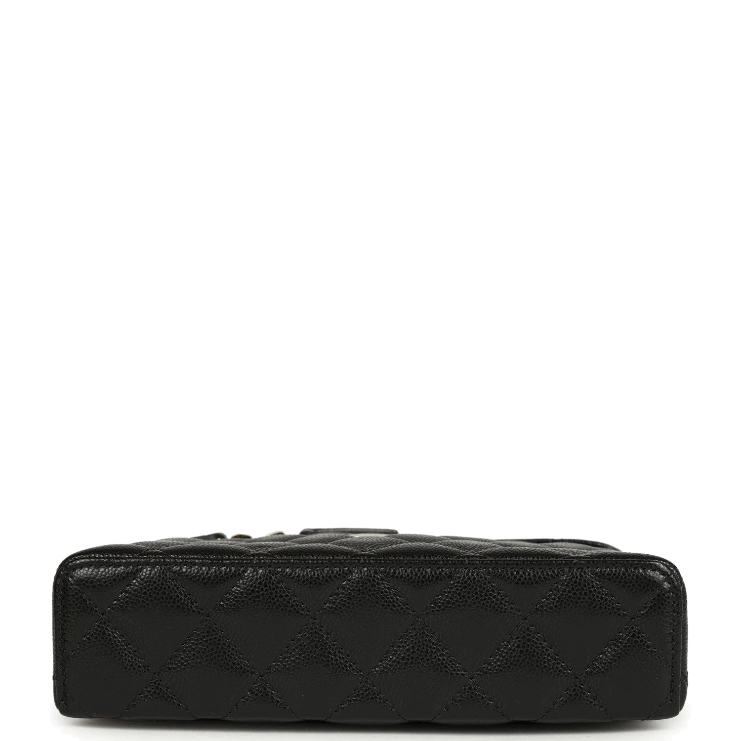 Chanel Top Handle Long Vanity Case with Chain Black Shiny Caviar — фото 7